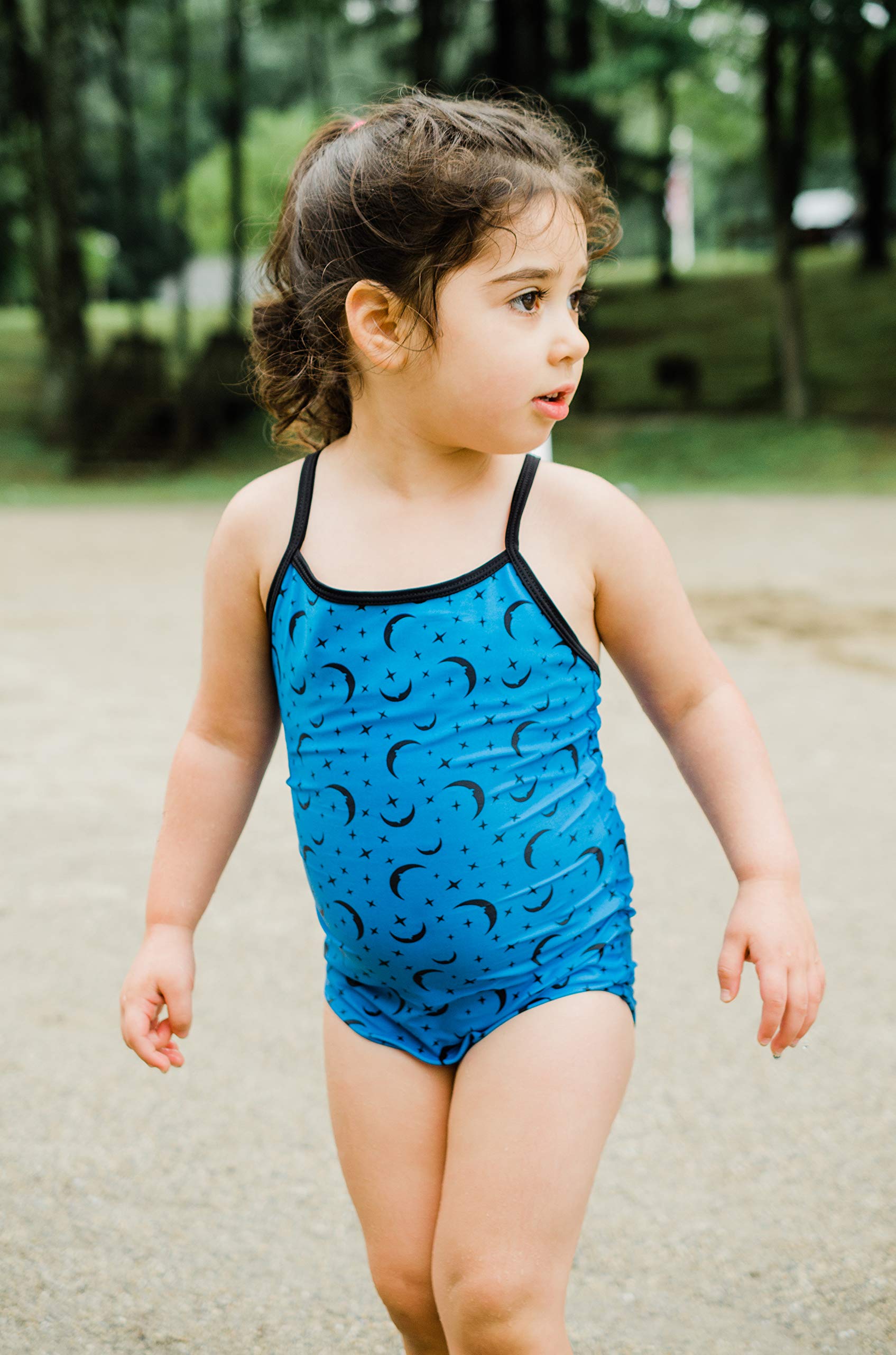 Leveret Kids Baby Girls One Piece Swimsuit UPF 50+ (Size 2 Toddler6