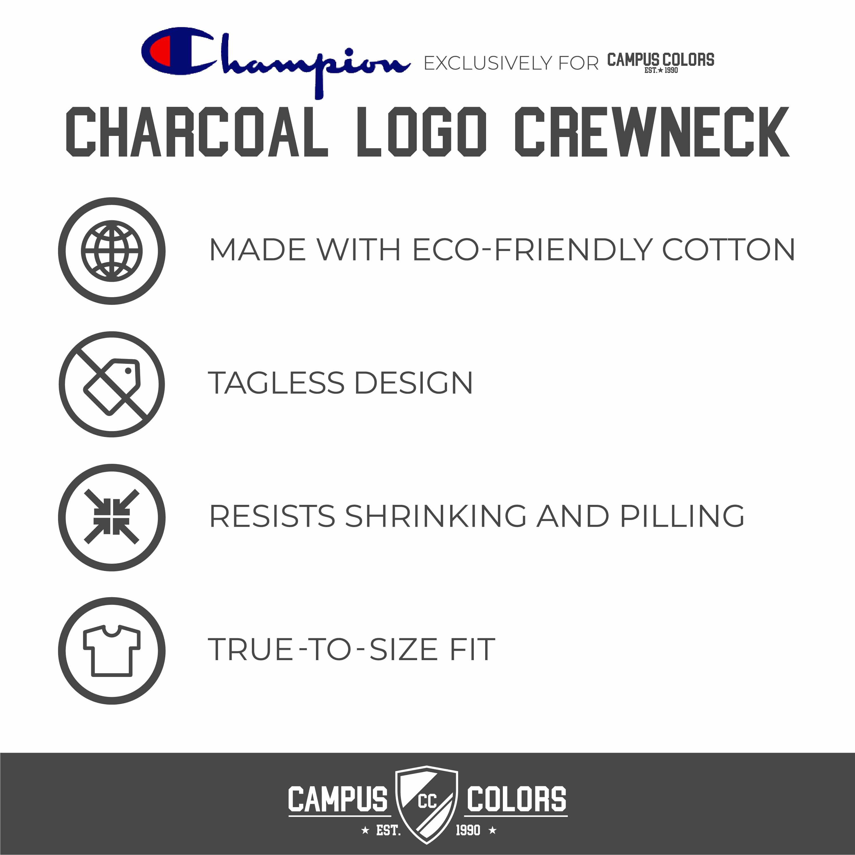 Champion Adult NCAA Mascot Fleece Crewneck