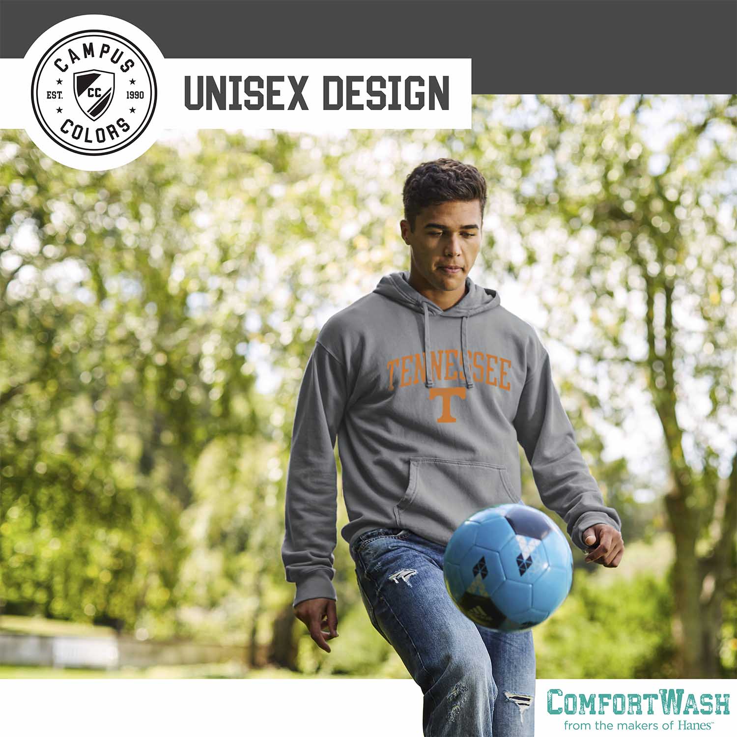 NCAA Adult Ultra Soft Comfort Wash T-Shirt