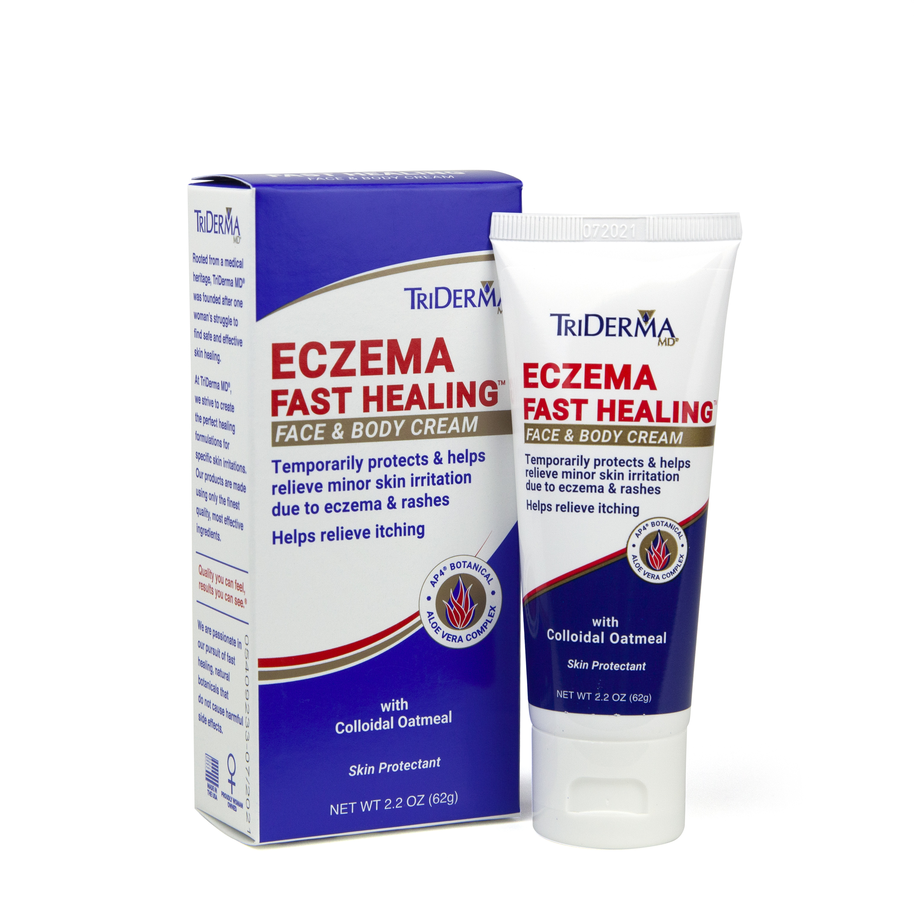 TriDerma Eczema Fast Healing Face and Body Cream (2.2 oz) 182228000779