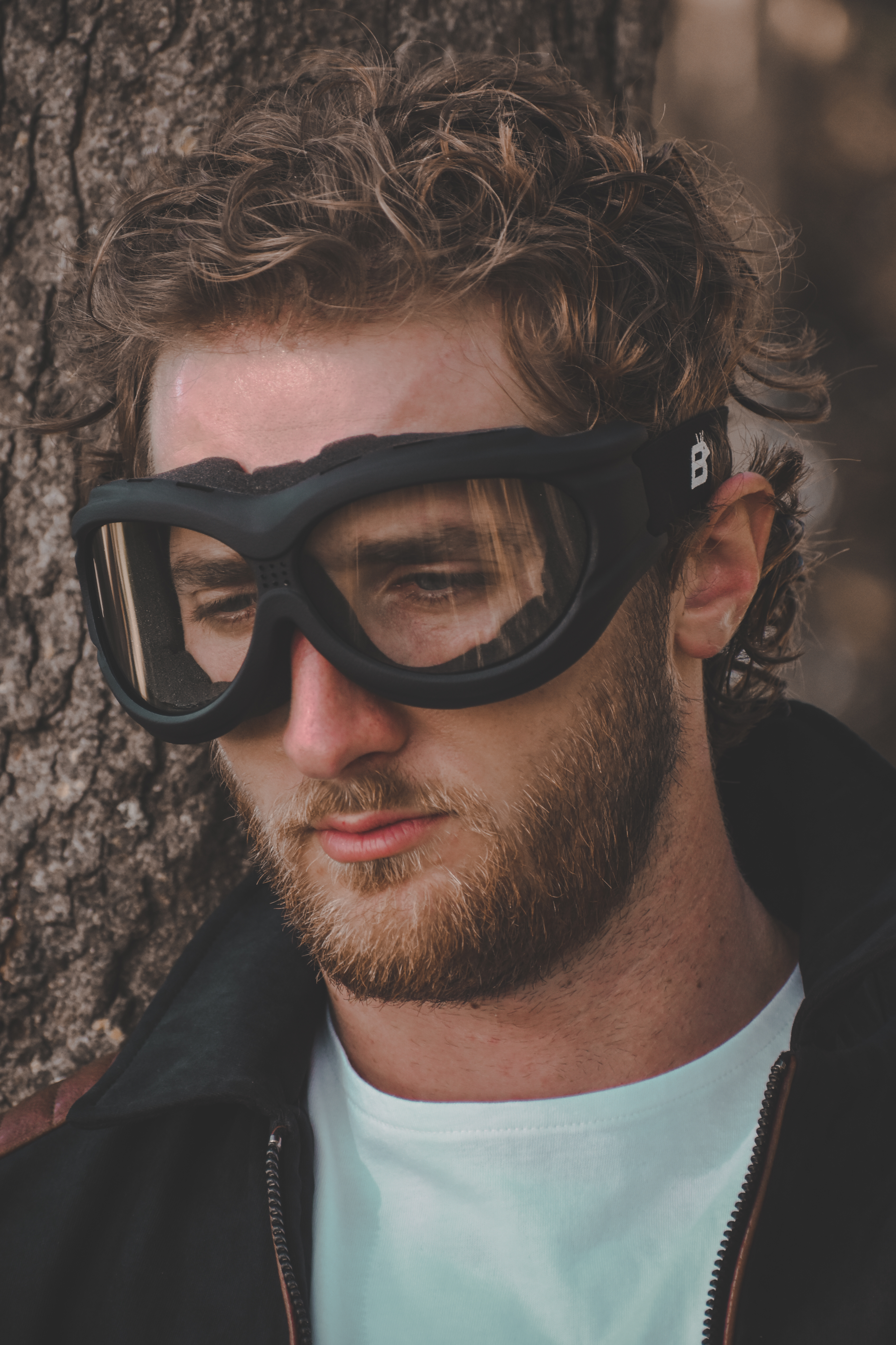 Motorcycle Goggles Fit Over Glasses Padded Shatterproof Anti Fog by BIRDZ
