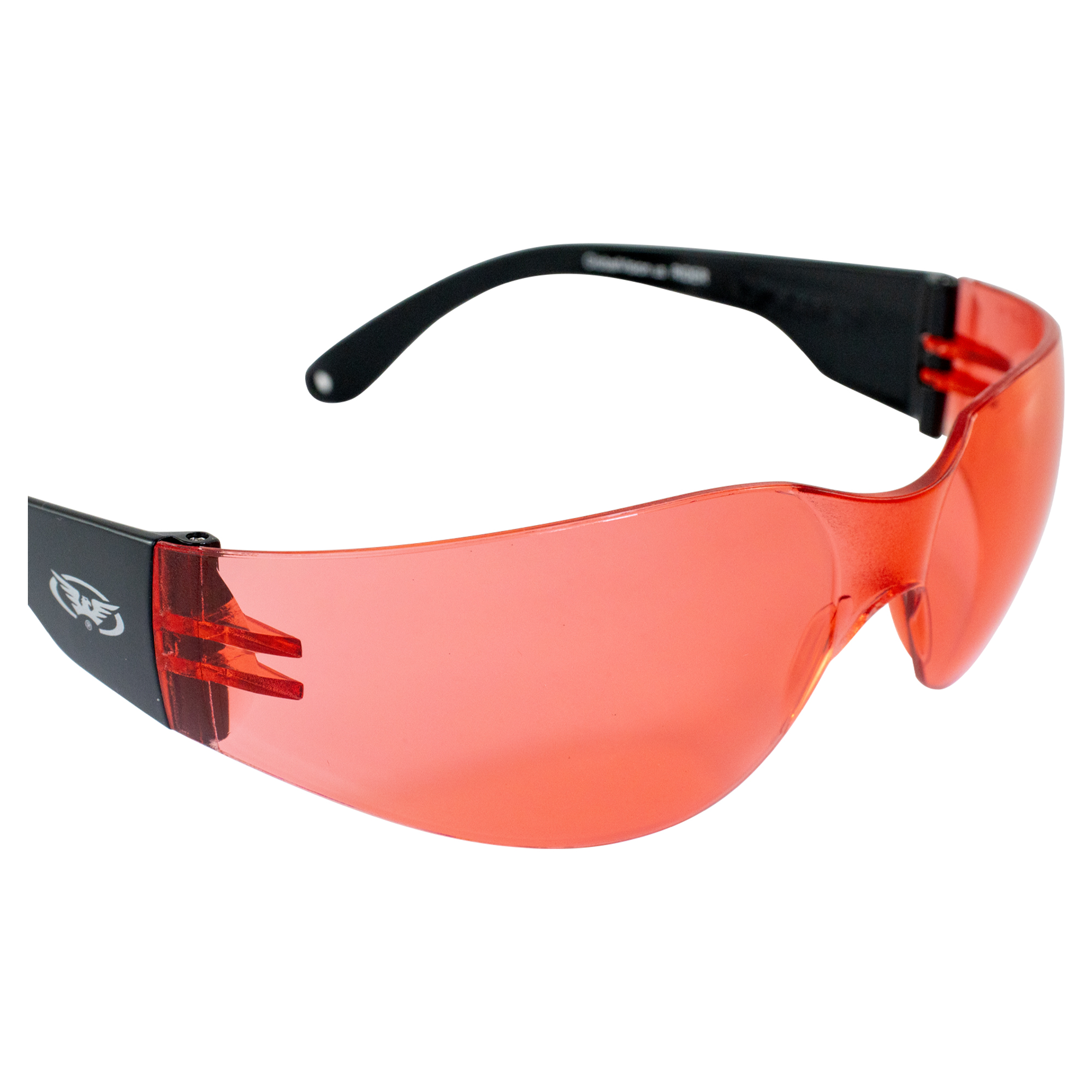 Global Vision Rider Safety Motorcycle Riding Sunglasses Red Frame Red Lens Z87.1 - Picture 8 of 8