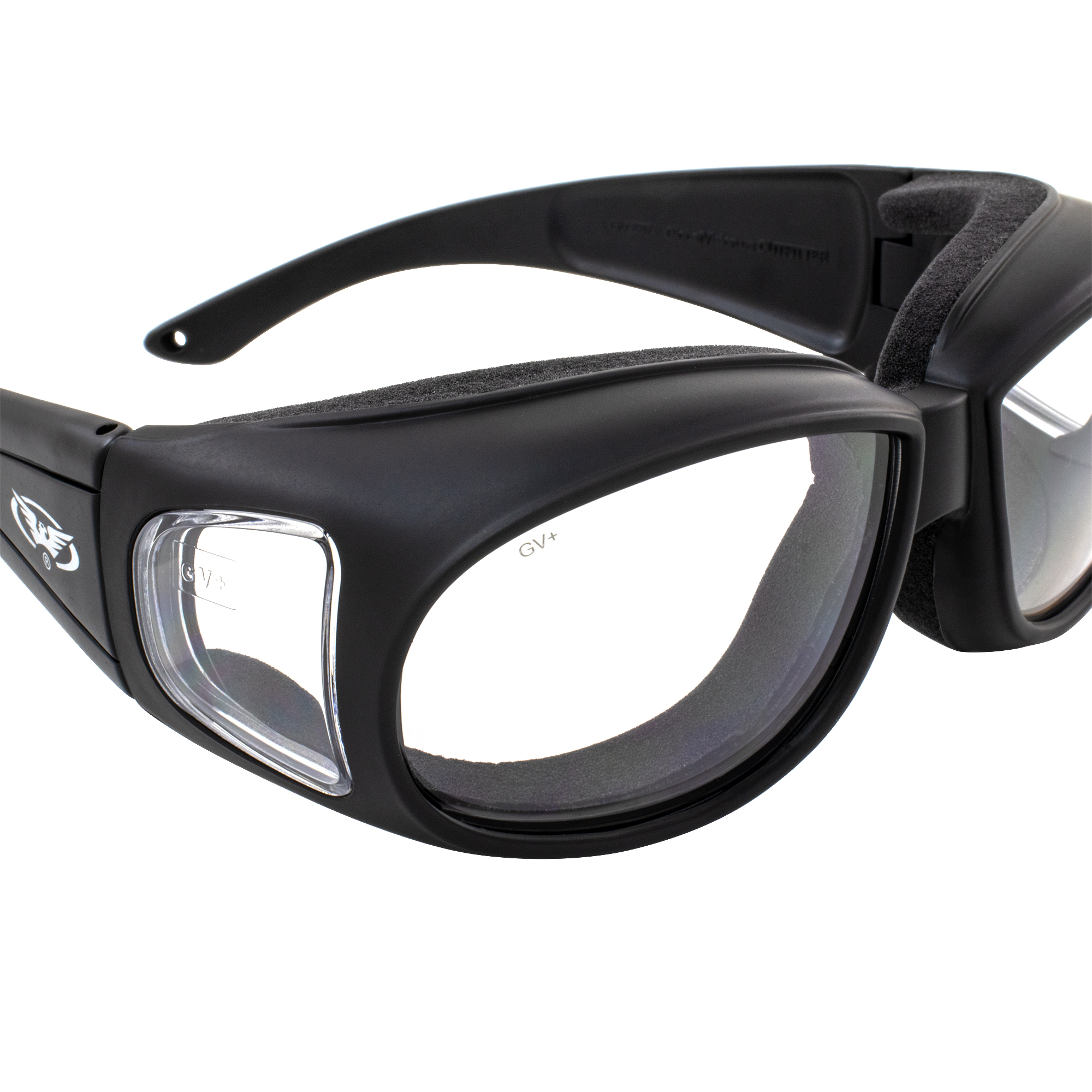Global Vision Outfitter Schaumstoff gepolstert passt über die meisten Gläser klare Gläser - Bild 8 von 9