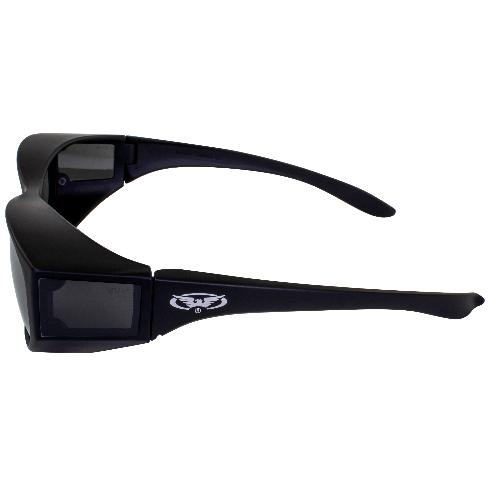 Global Vision Escort Safety Glasses Fit Over Most Eyewear Smoke Lenses - Picture 4 of 9