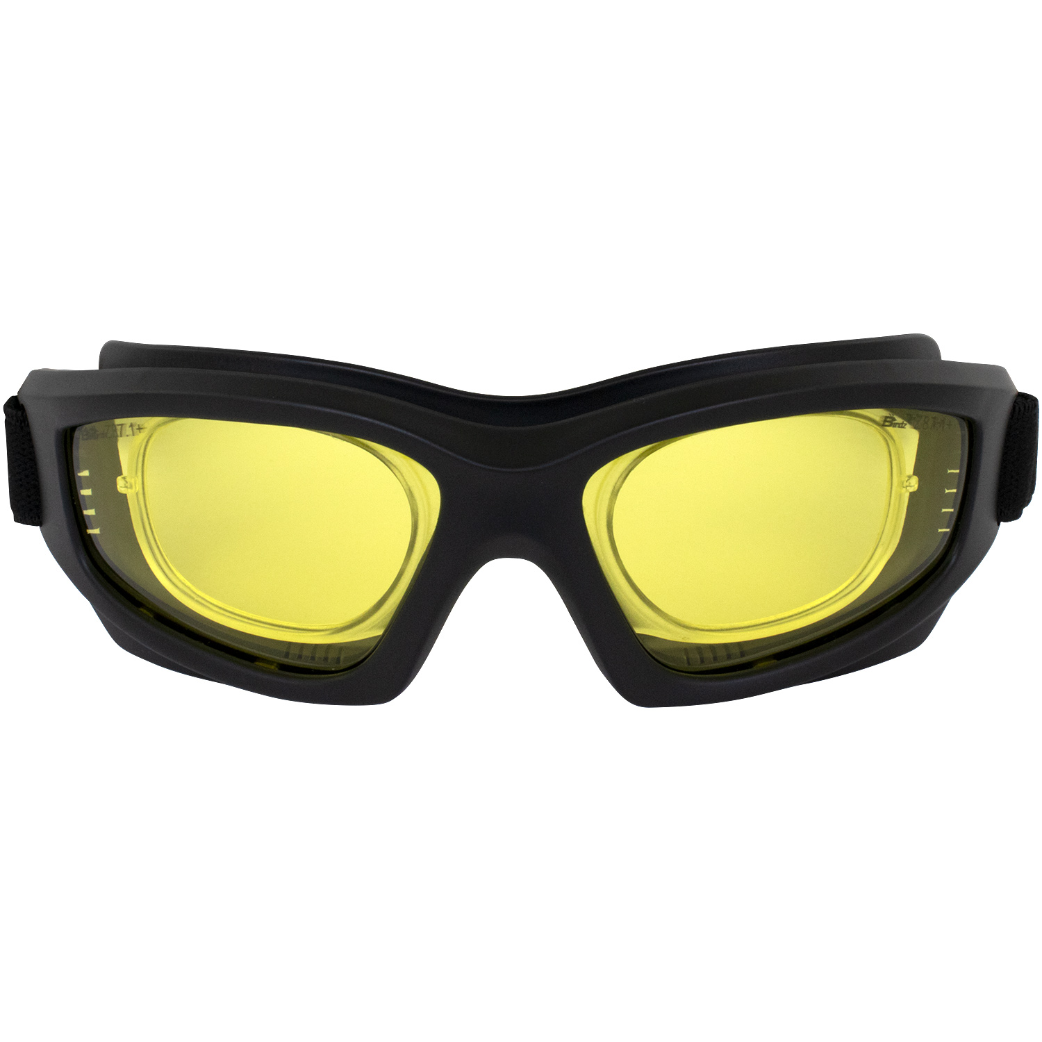 3 Birdz Flyer Skydiving Motorcycle Goggles Clear Smoke Yellow Lens & Rx Adaptor - Bild 3 von 9