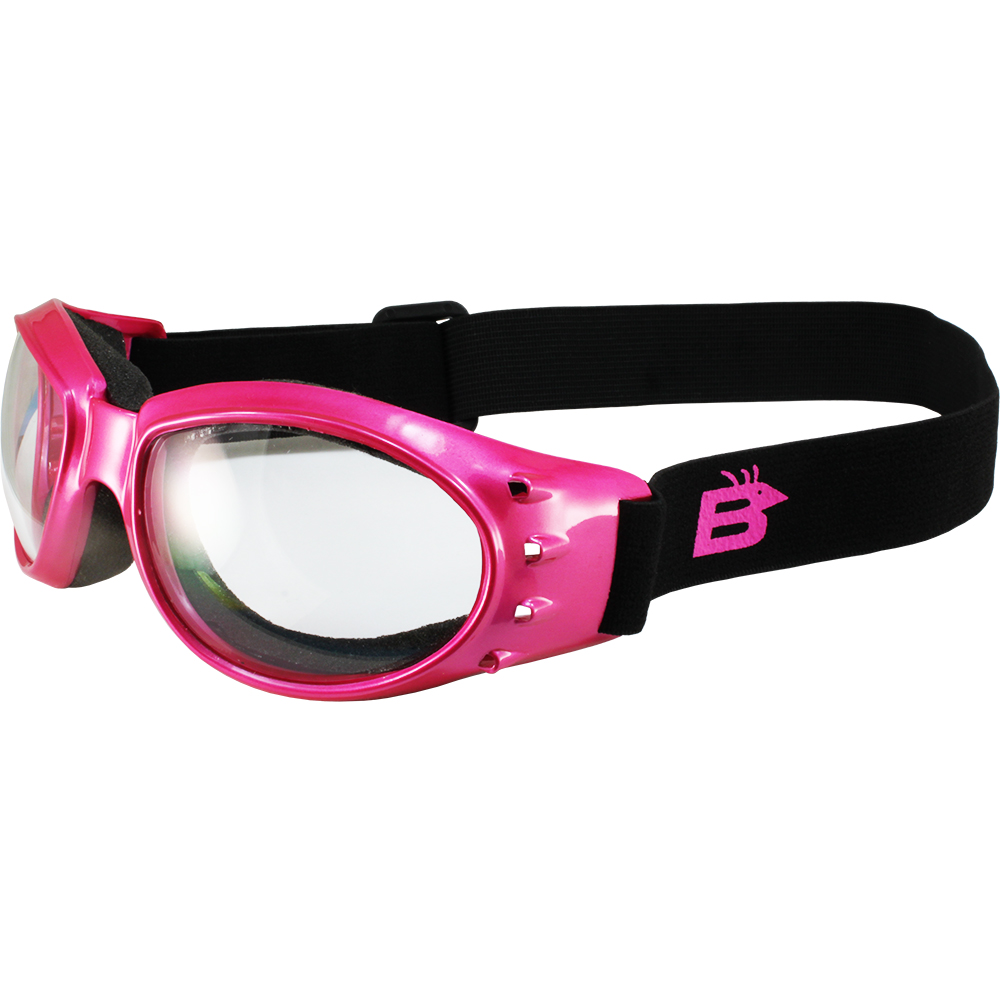pink motorcycle goggles