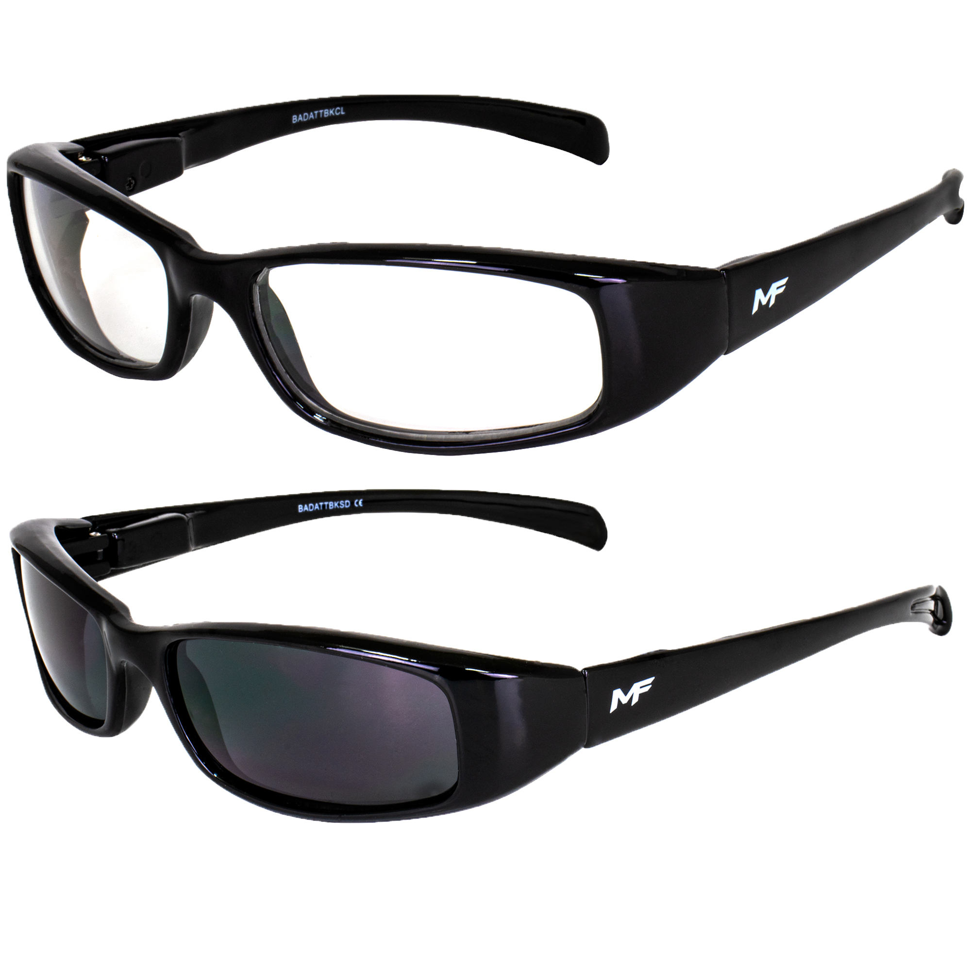 Birdz Eyewear Beak Sunglass: Black Lenses with 1.1mm Polarized Smoke Lenses  That Improve Vision By Reducing Glare 