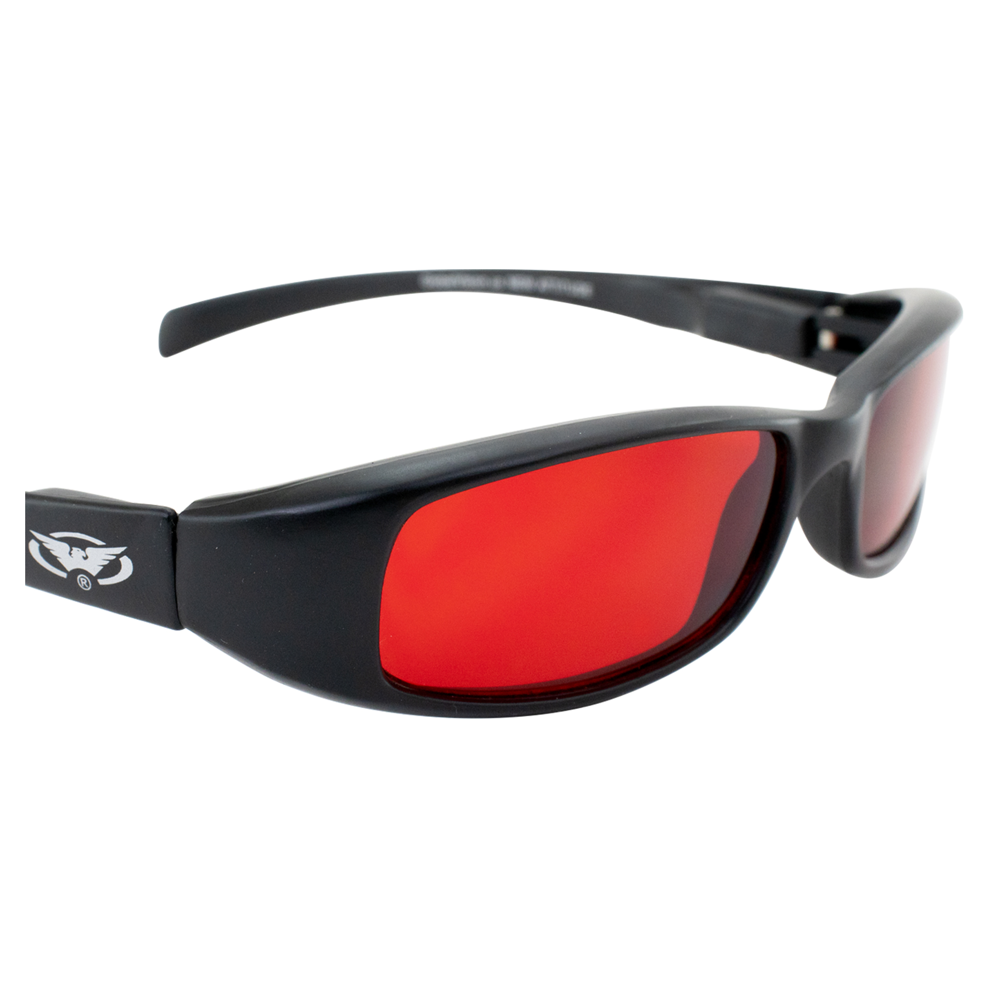 MF Eyewear Bad Attitude Motorcycle Riding Sunglasses Black Frames