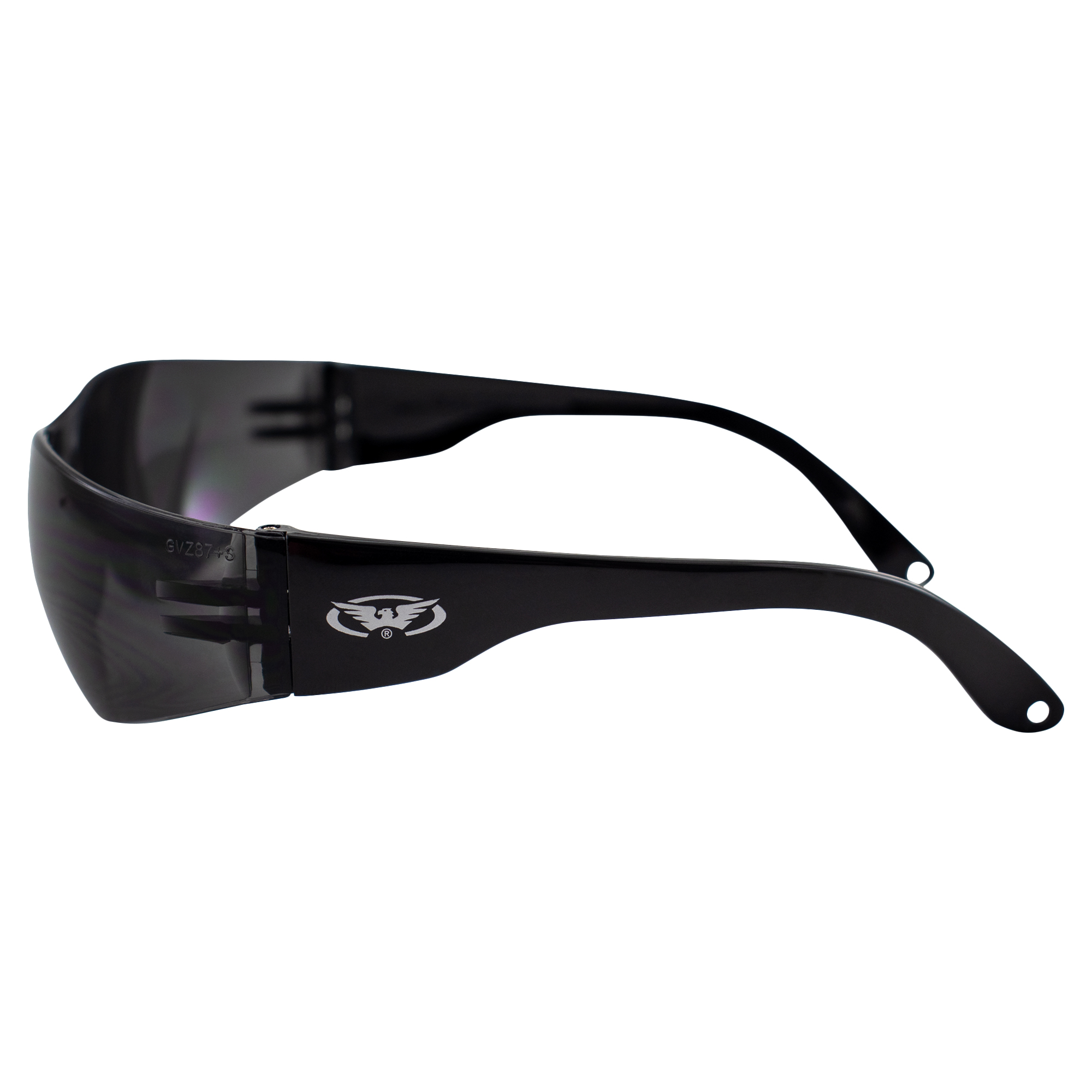 Rider Wrap Around Schutzbrille super dunkle bruchsichere Gläser von Global Vision - Bild 4 von 9