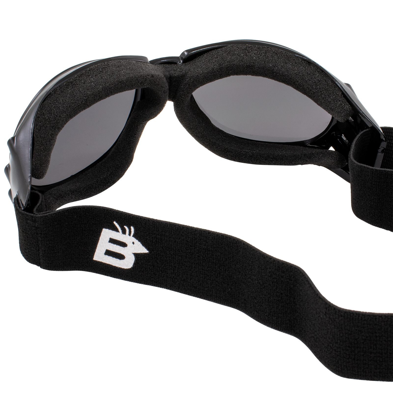 EAGLE ANTIBESCHLAG POLARISIERTE SMOKE GLÄSER SCHWARZES GESTELL MOTORRADBRILLE VON BIRDZ - Bild 8 von 9