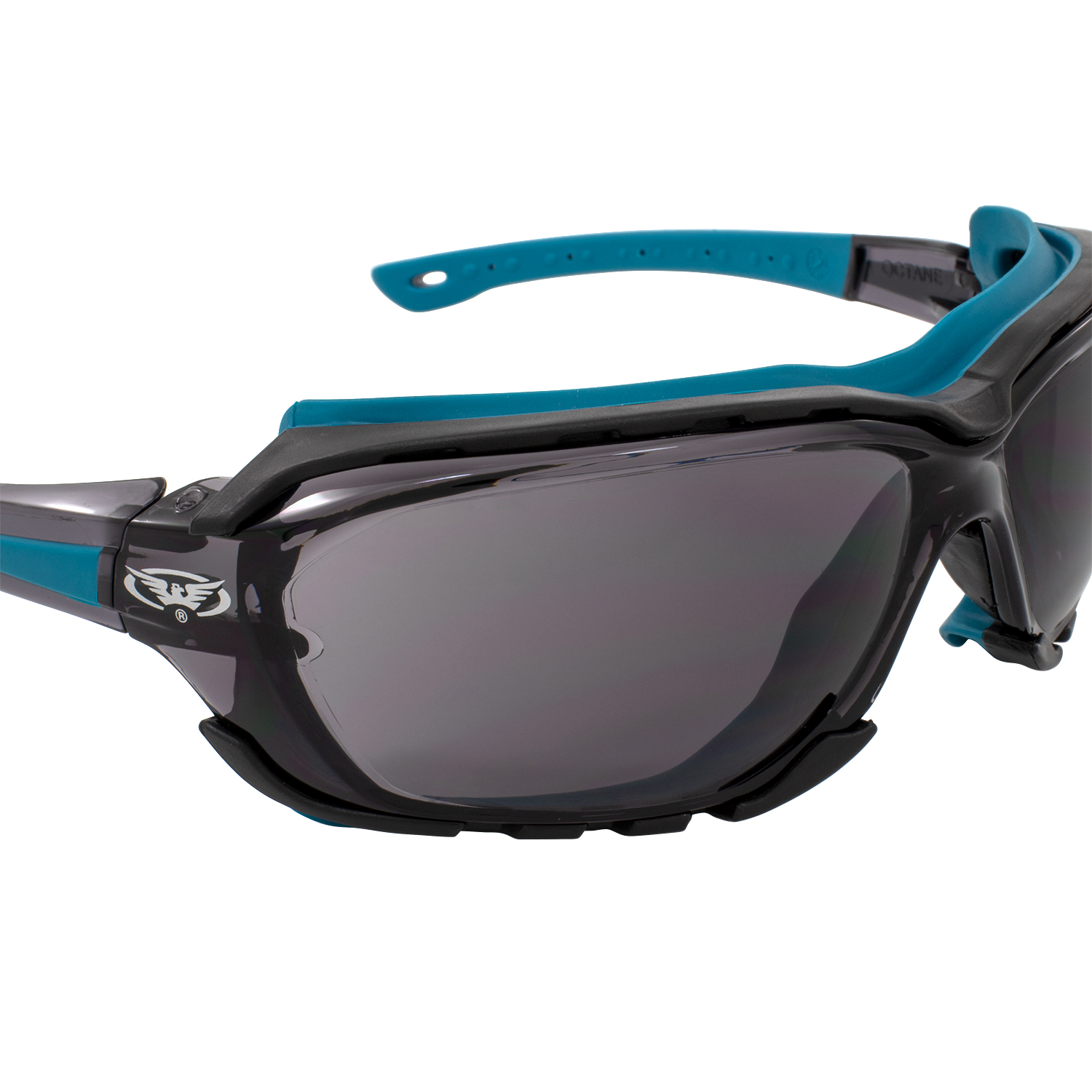 Global Vision Octane Anti-Fog Sport Motorcycle Sunglasses Red Frame w/ Smoke - Picture 9 of 24