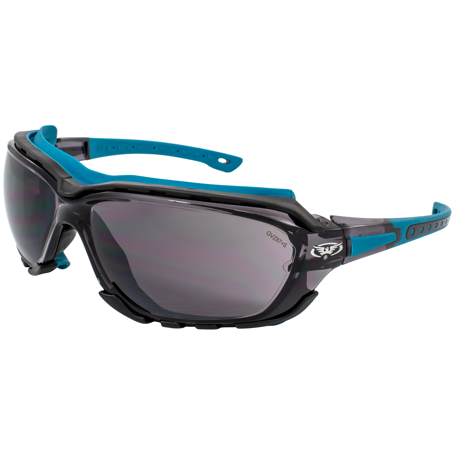 Global Vision Octane Anti-Fog Sport Motorcycle Sunglasses Red Frame w/ Smoke - Picture 2 of 24