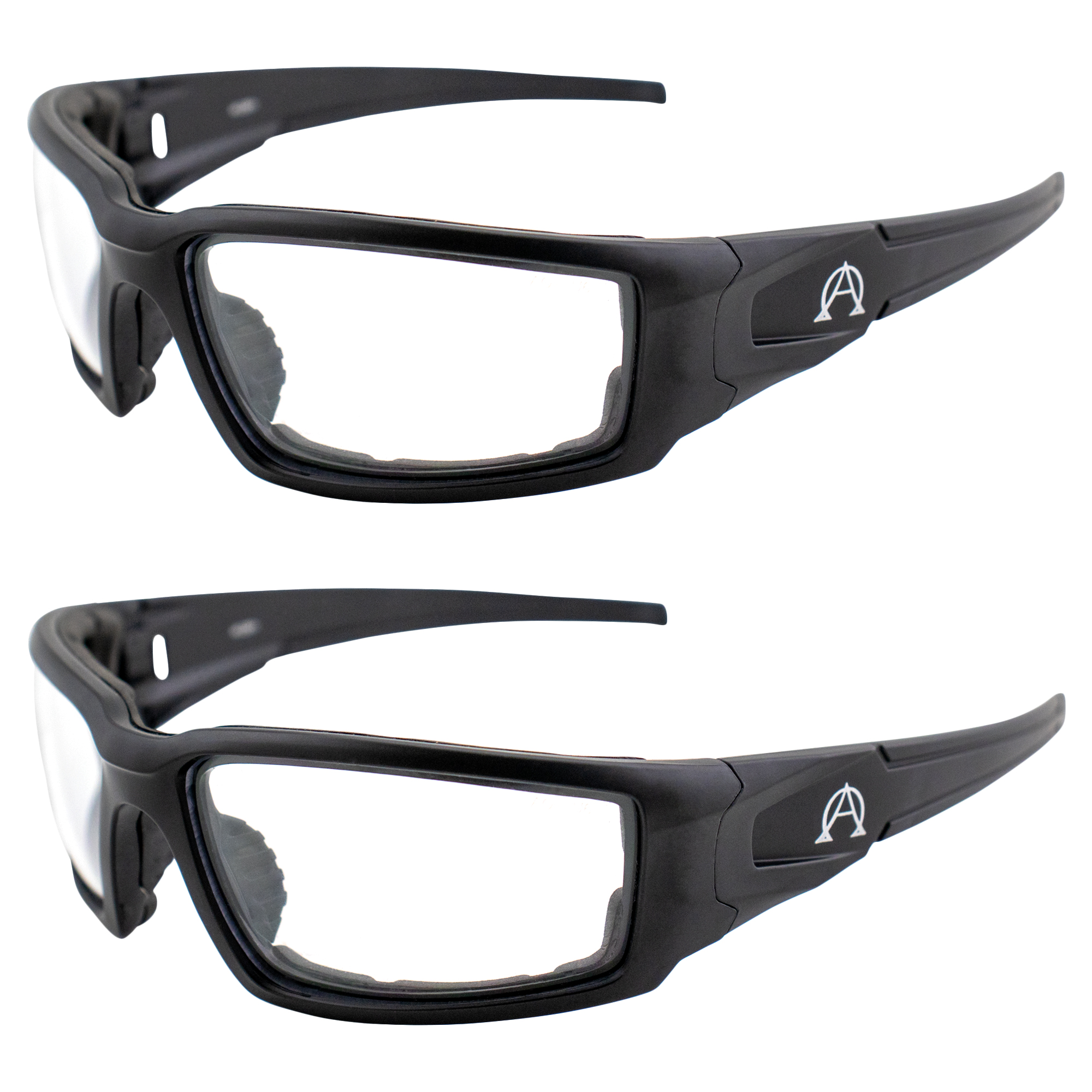 M♡  Alpha Omega 5 Motorcycle Z87.1 2 Pair w/Clear & Photochromic Clear