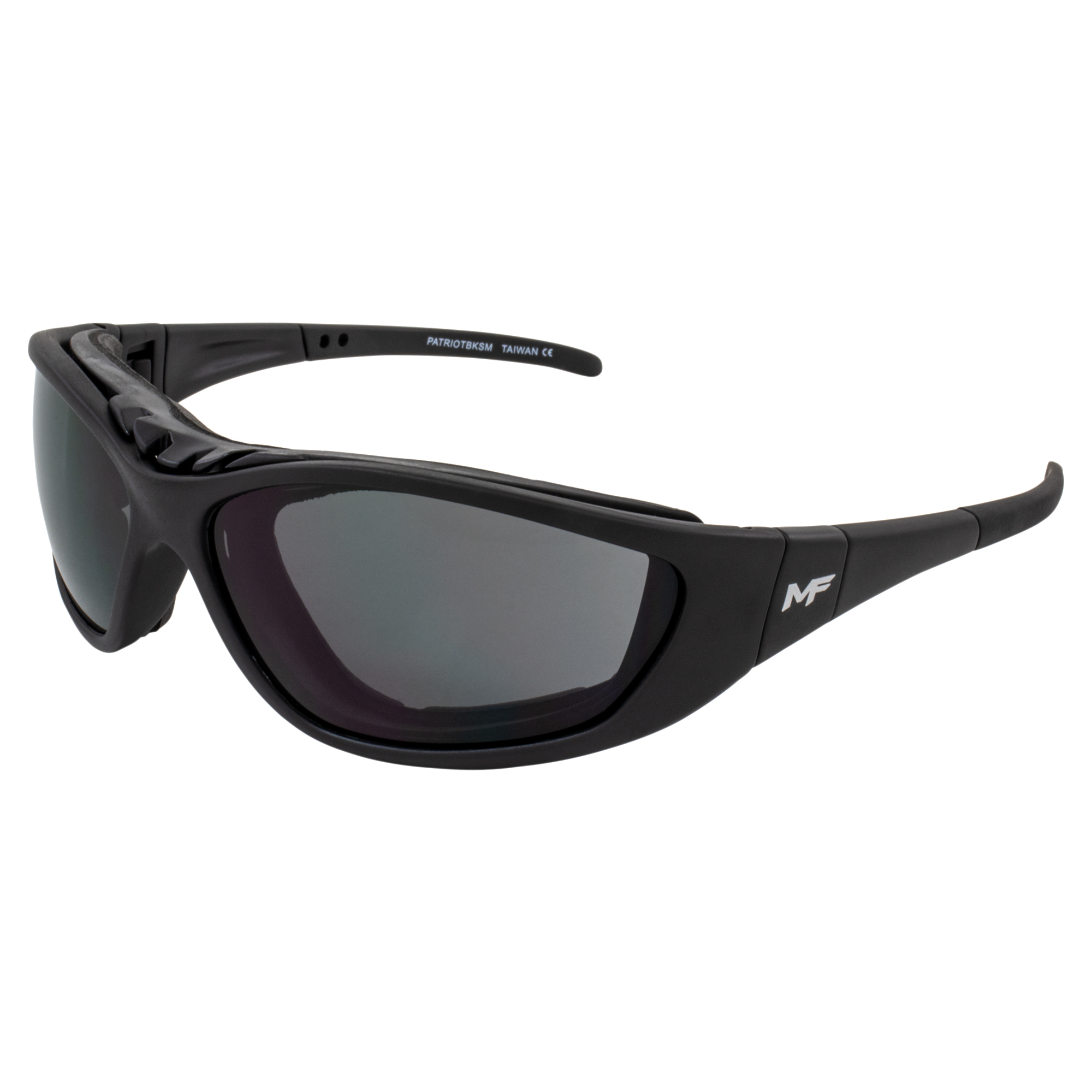 MF Eyewear Patriot Padded Bifocal Motorcycle Riding Safety Glasses Black
