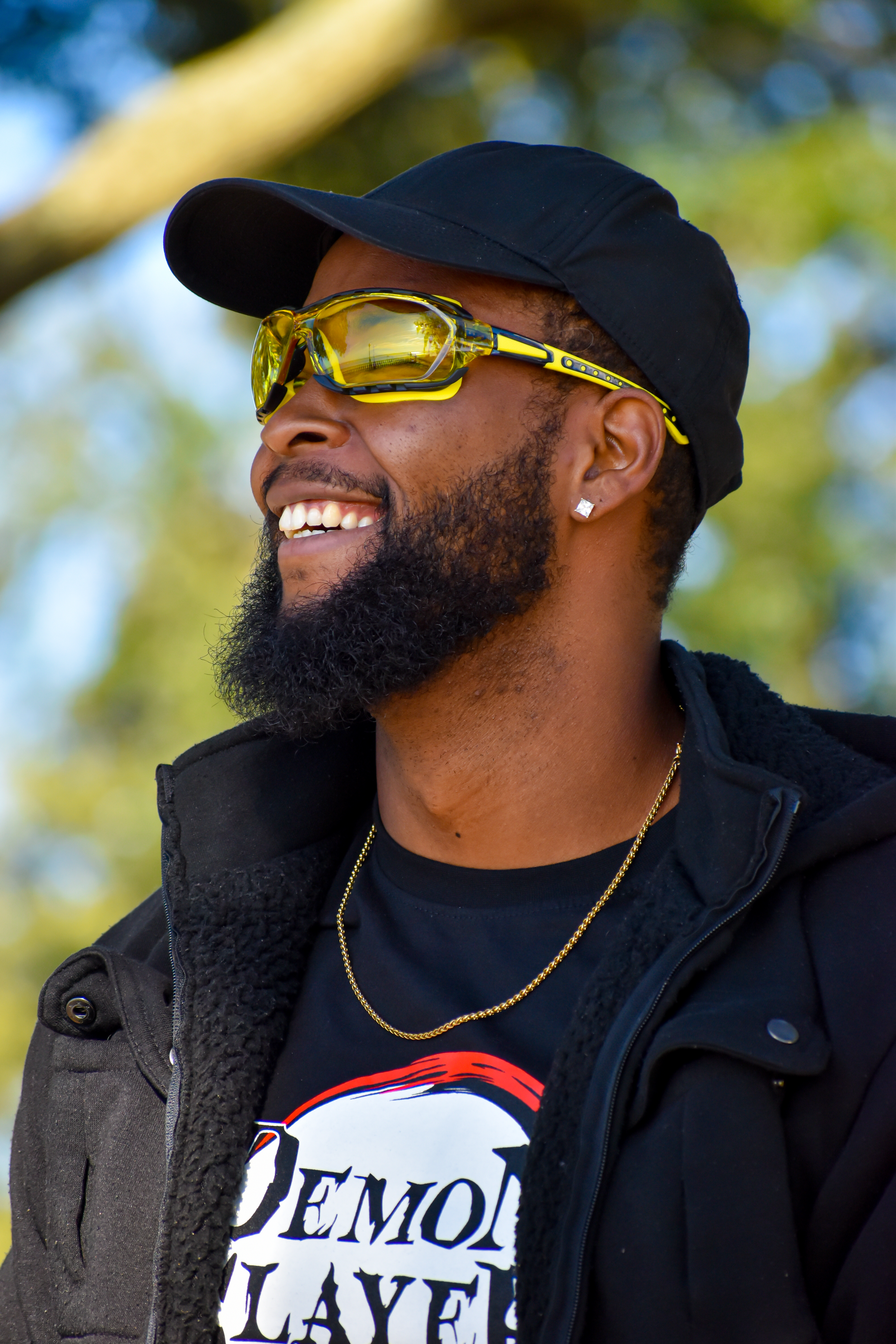 Gafas de seguridad deportivas Global Vision Octane junta amarilla con - Imagen 4 de 8