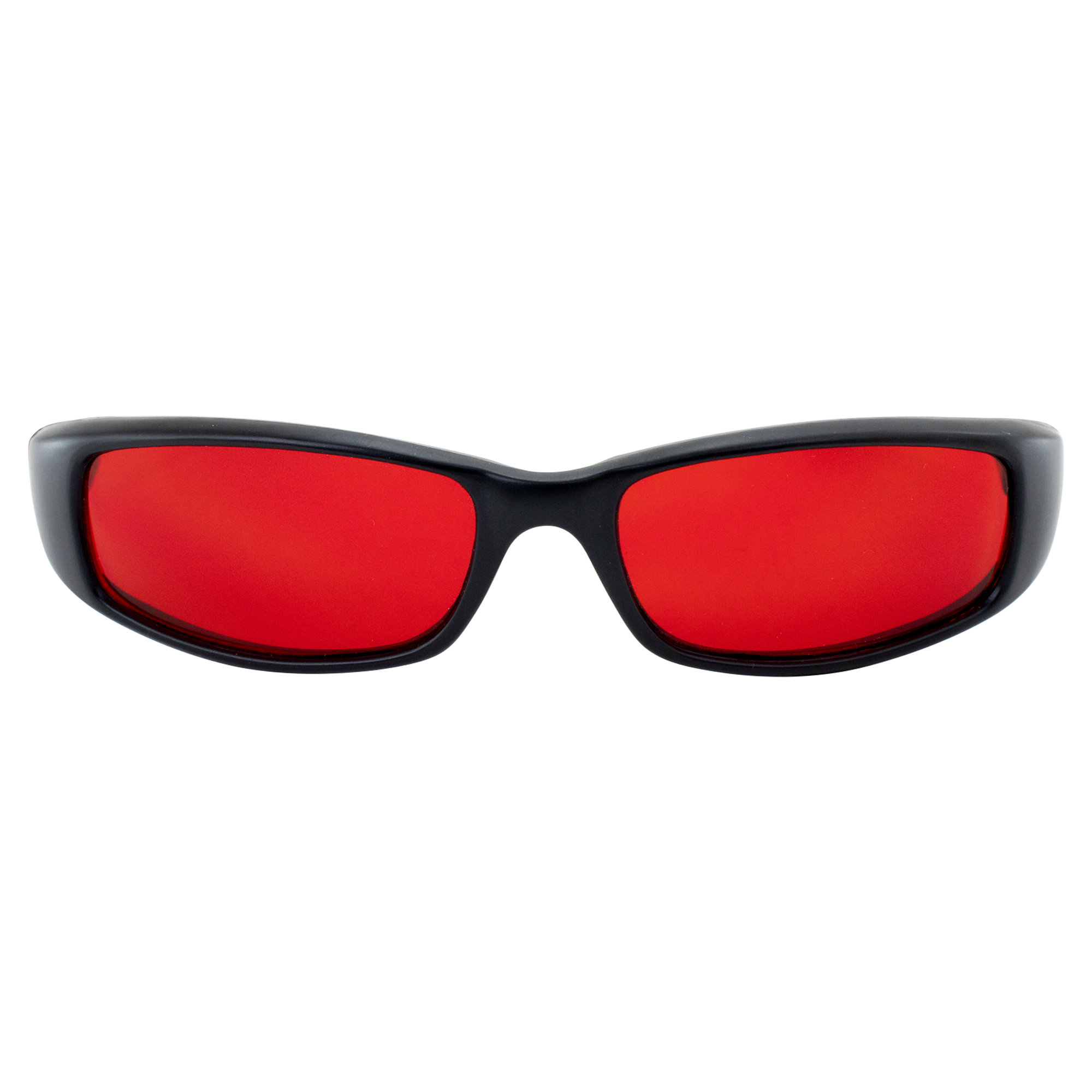 NEW MF BAD ATTITUDE MOTORCYCLE SUNGLASSES BLACK FRAMES RED LENS - Picture 2 of 9