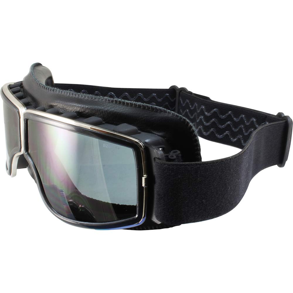 Birdz Condor Black Sport Padded Motorcycle Riding Goggle With Smoke 