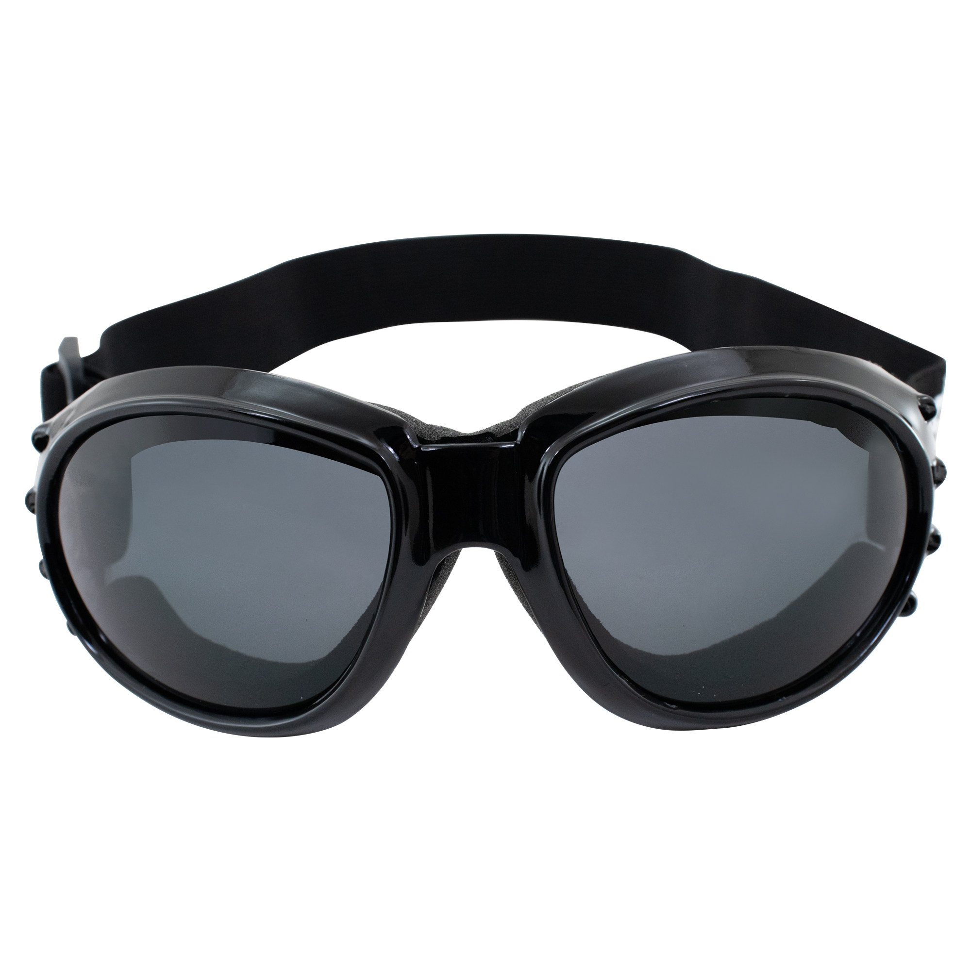 EAGLE ANTIBESCHLAG POLARISIERTE SMOKE GLÄSER SCHWARZES GESTELL MOTORRADBRILLE VON BIRDZ - Bild 2 von 9