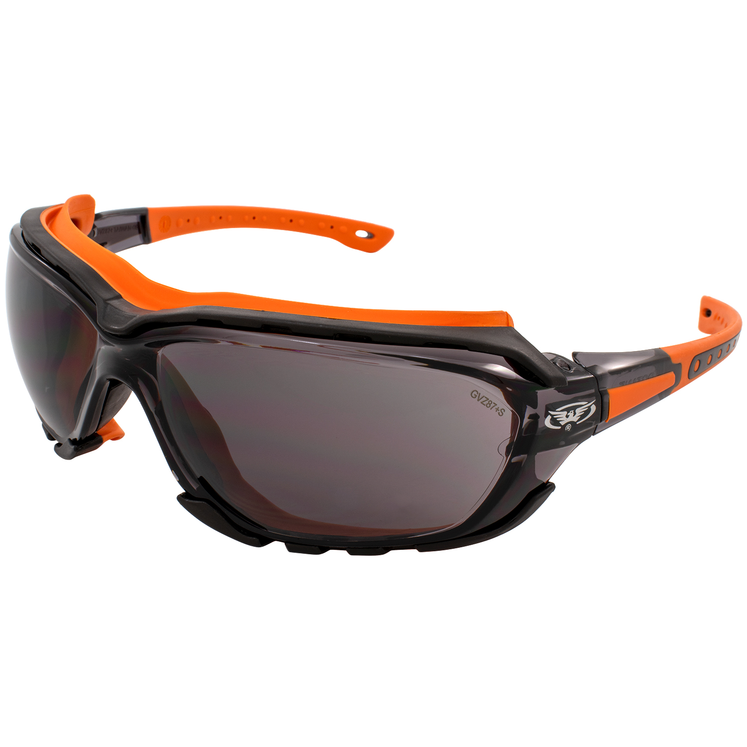 Global Vision Octane Anti-Fog Sport Motorcycle Sunglasses Red Frame w/ Smoke - Picture 11 of 24