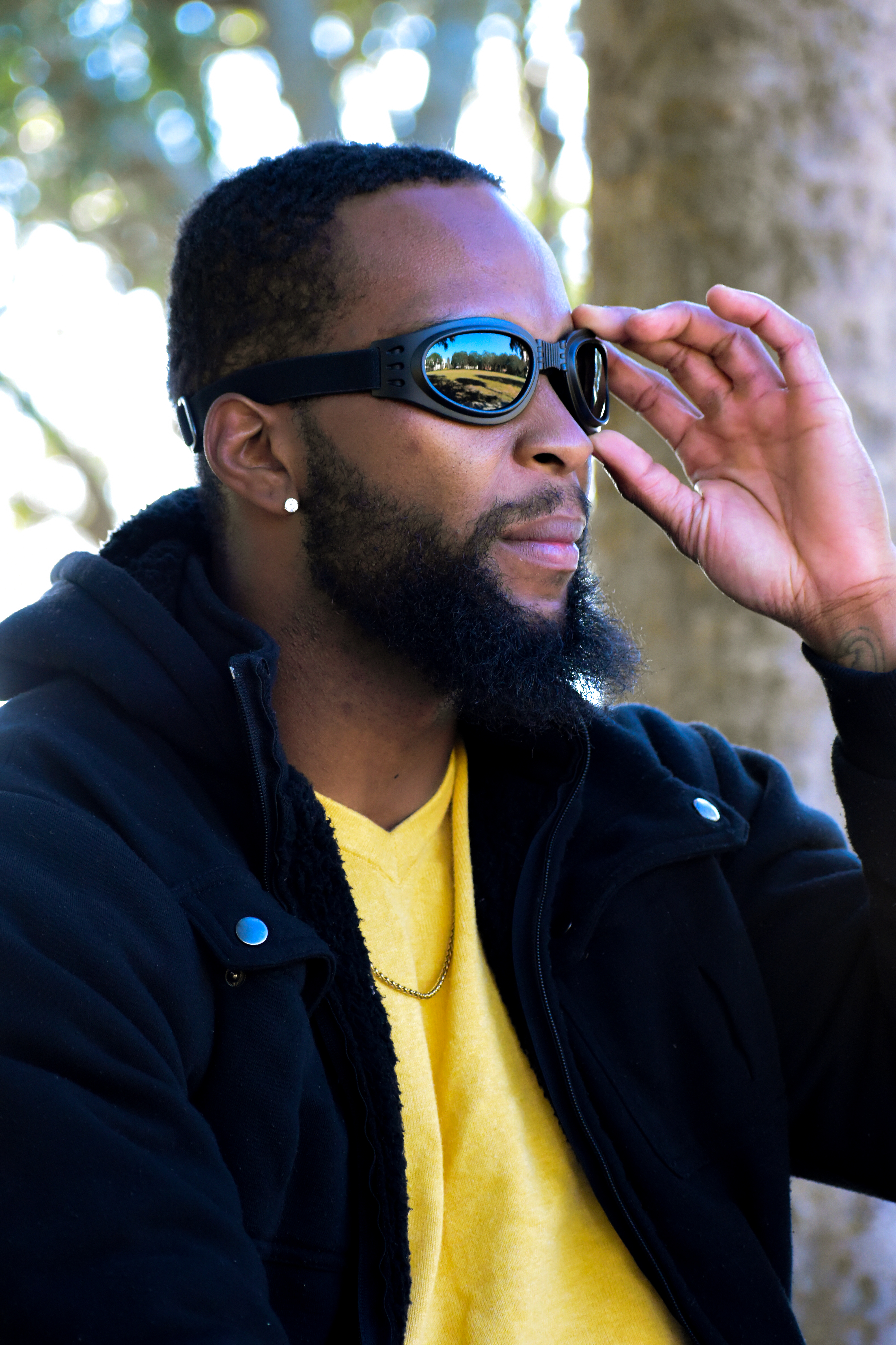 Adventure Foldable Goggles Black Frame Smoked Lenses - Bild 9 von 9
