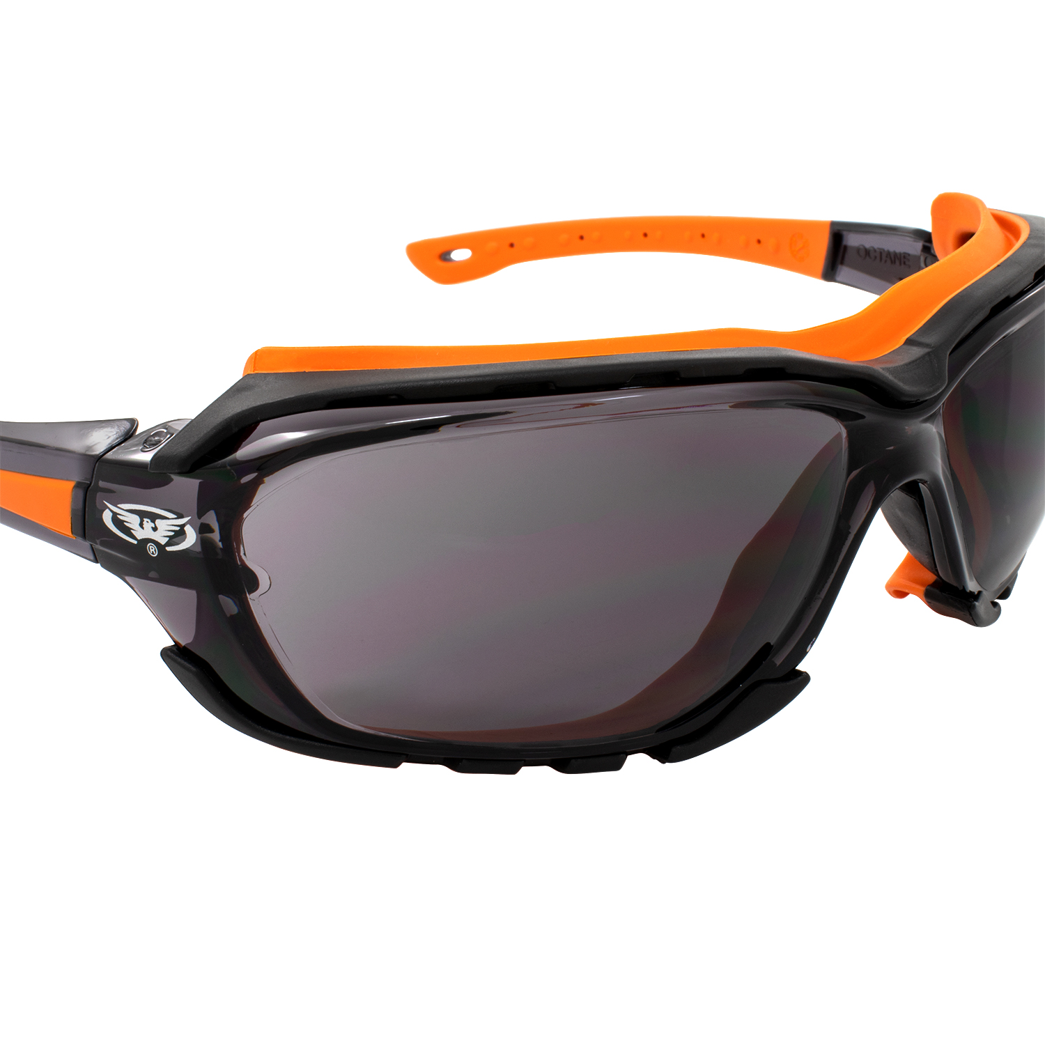 Global Vision Octane Anti-Fog Sport Motorcycle Sunglasses Red Frame w/ Smoke - Picture 18 of 24