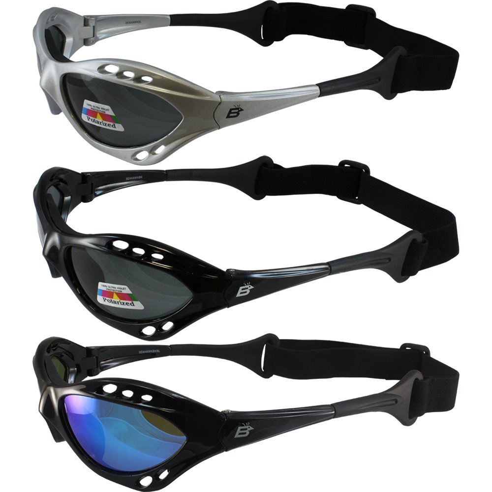 3 Polarized Floating Sunglasses Jet Ski Goggles Surfing Kayaking Smoke Blue eBay