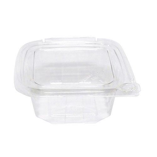 Eatery Essentials 8 oz Take Out Container Tamper Evident Hinged Lid | 240/Case - Afbeelding 4 van 6