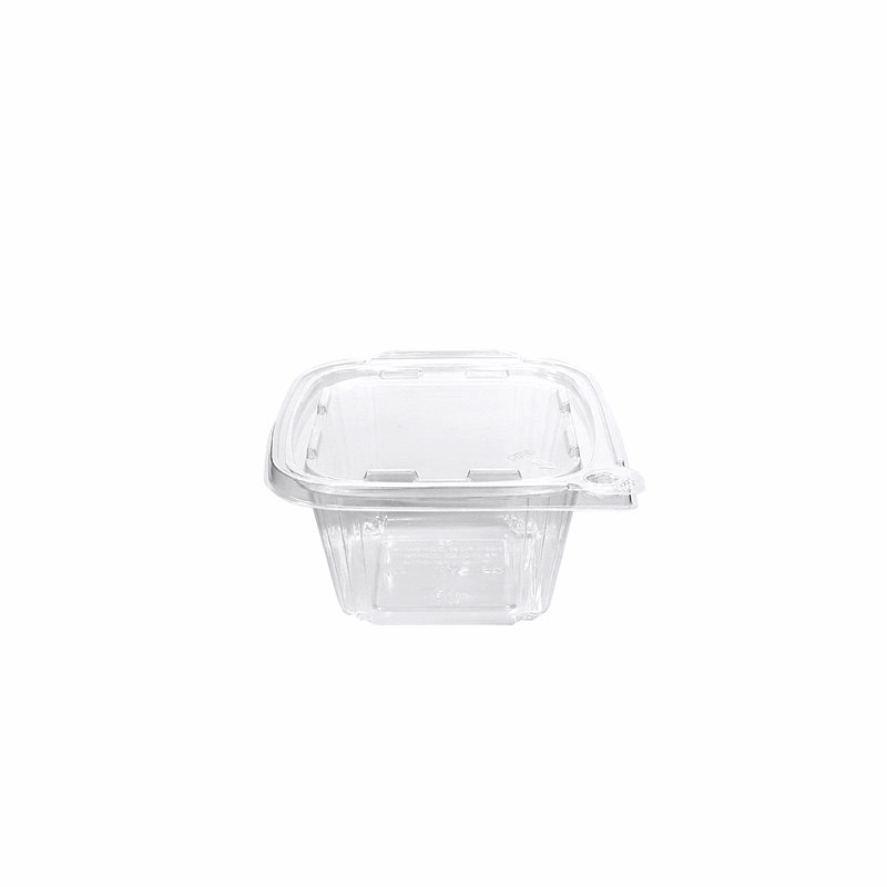 Eatery Essentials 8 oz Take Out Container Tamper Evident Hinged Lid | 240/Case - Afbeelding 5 van 6