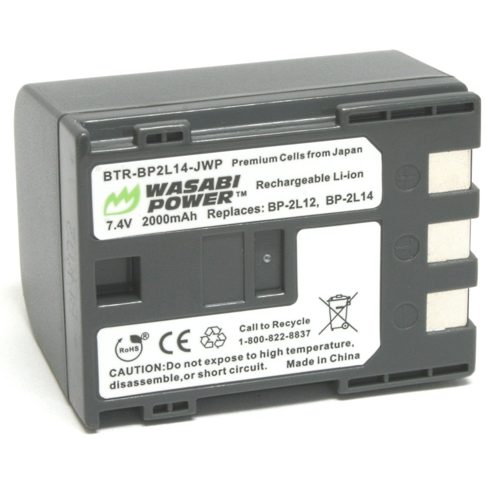 Batería para Canon mv850i mv880x mv890 bp-2l14 bp-2l12