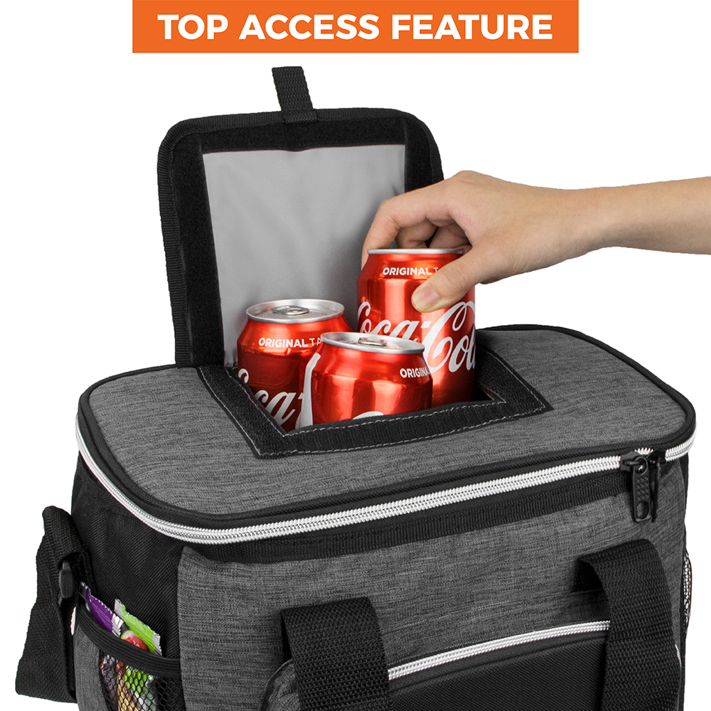 Insulated Lunch Bag for Men Women Large Leakproof Lunch Tote Cooler Work Picnic - Picture 12 of 47