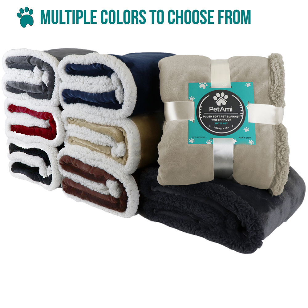Haustierdecke für kleine mittelgroße Hunde Welpen Katze Kätzchen wendbar weiches Fleece Sherpa - Bild 25 von 70