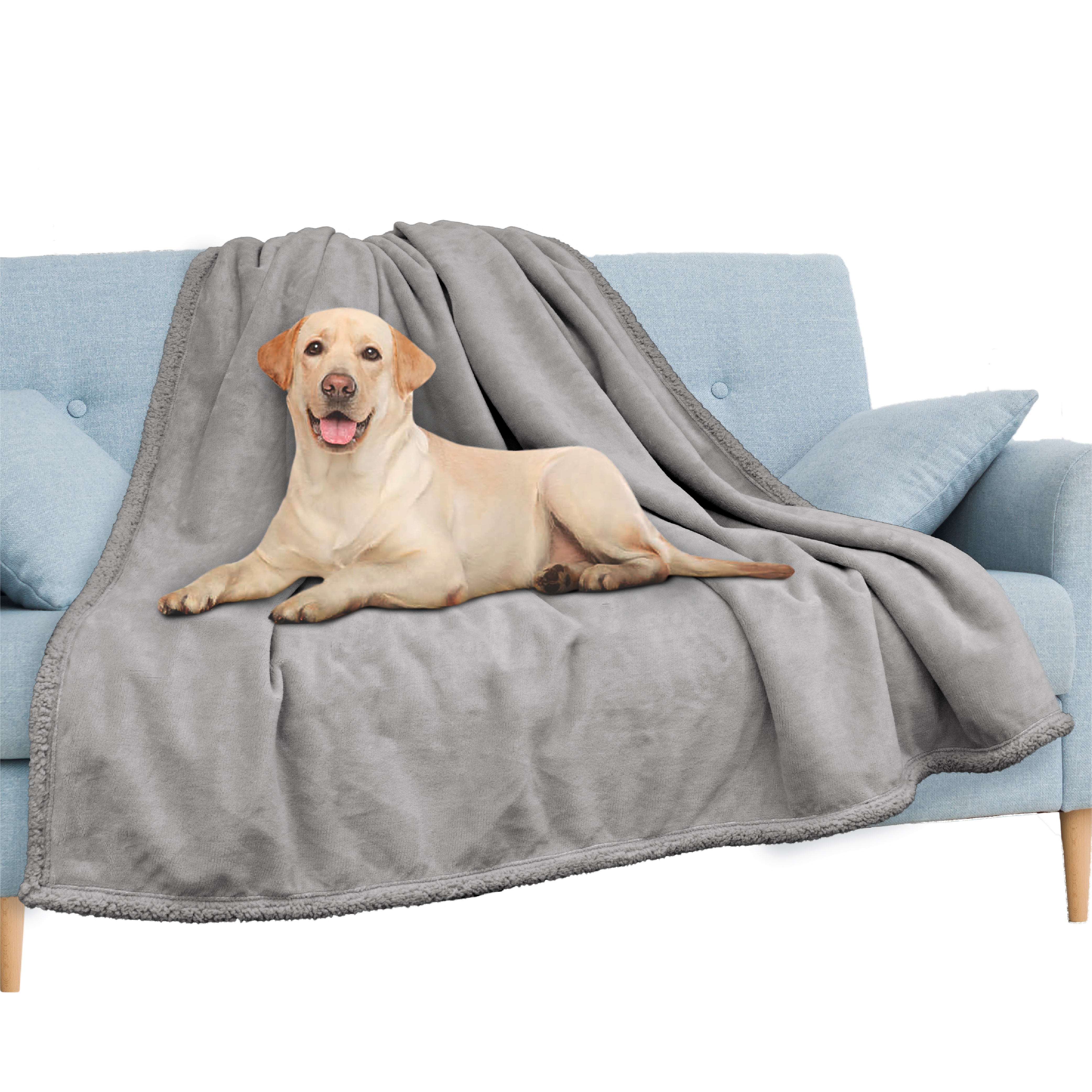 Wasserdichte Decke für Couch Schlafsofa Schonbezug Wasserabweisend Großer Hund - Bild 16 von 63