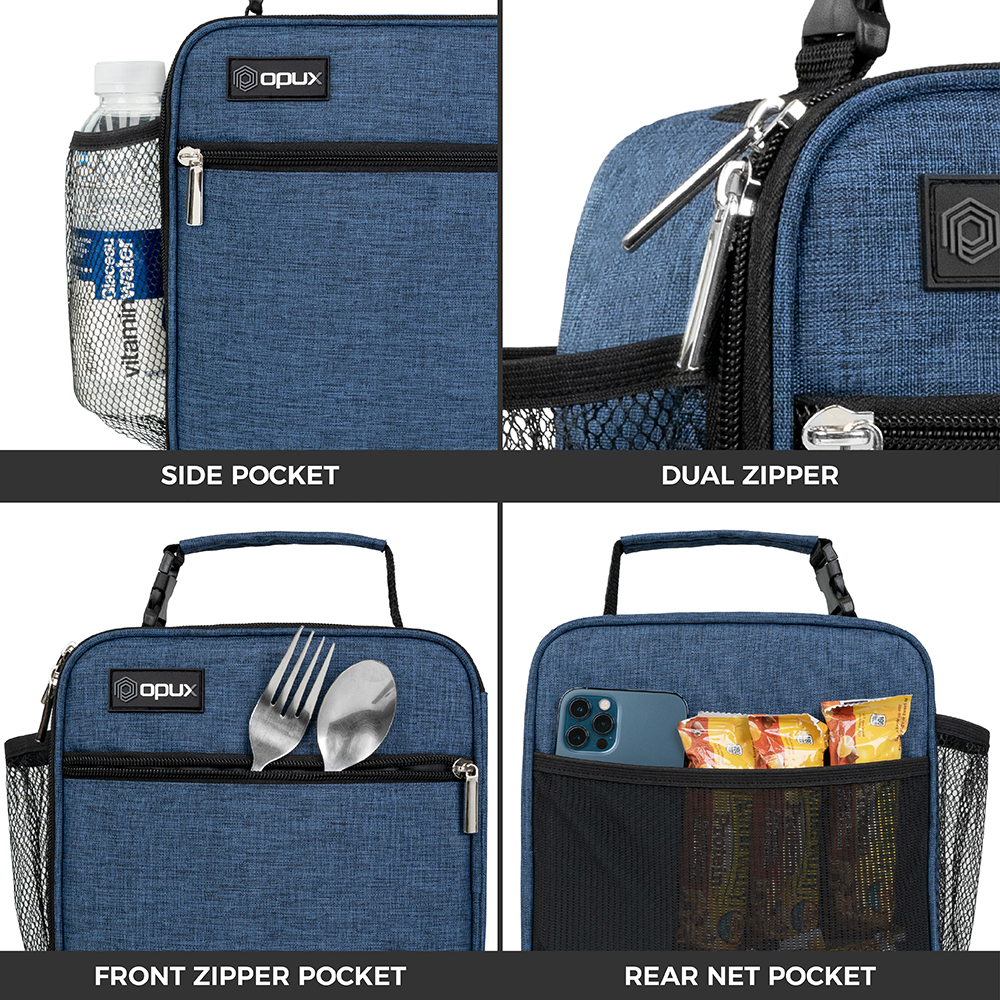 Insulated Lunch Bag For Kids Men Women Mini Small Lunch Box Office School Work - Picture 29 of 49