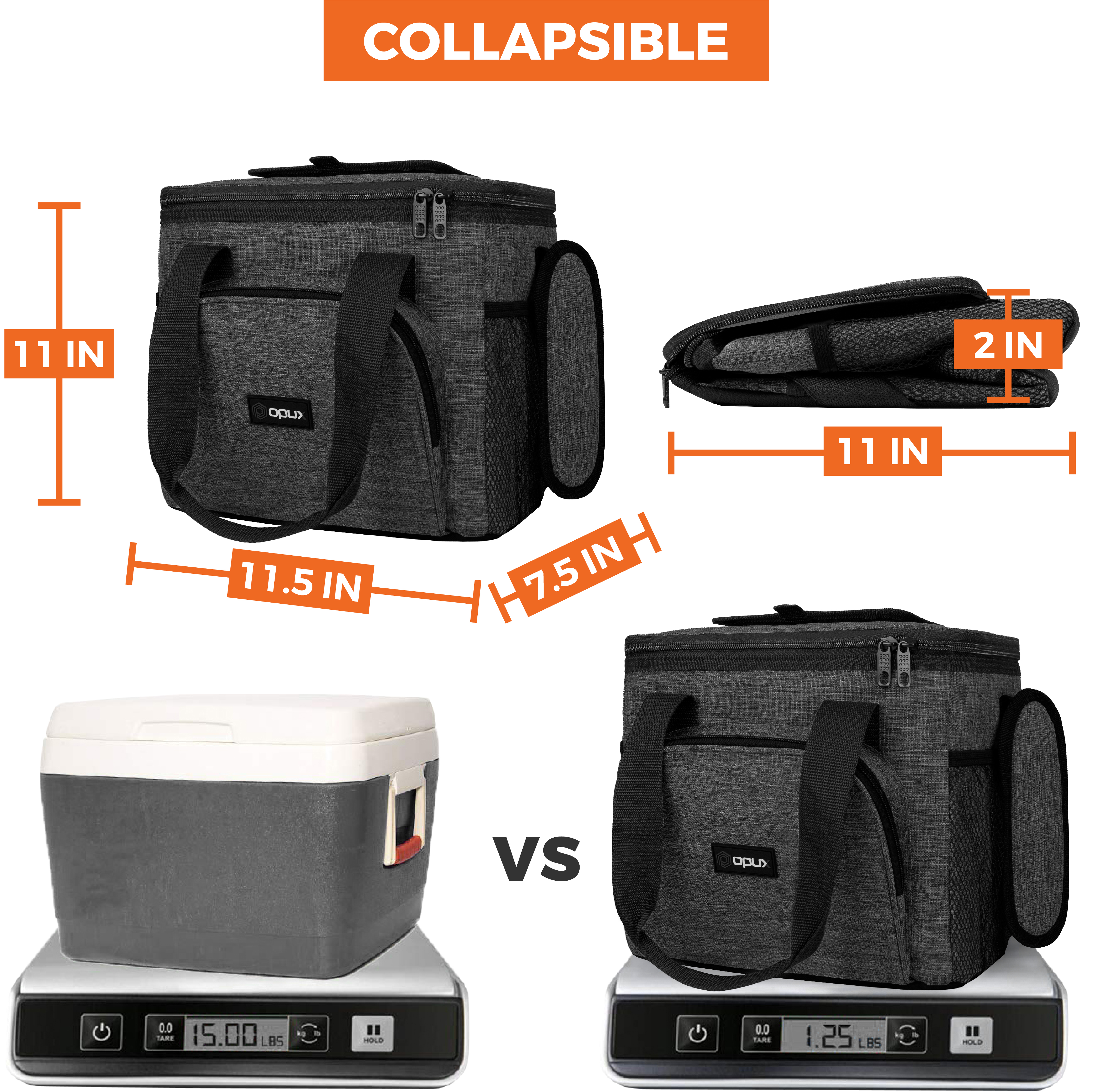 Large Insulated Lunch Bag Mini Cooler for Adults For Travel Women Men Leakproof - Picture 18 of 63