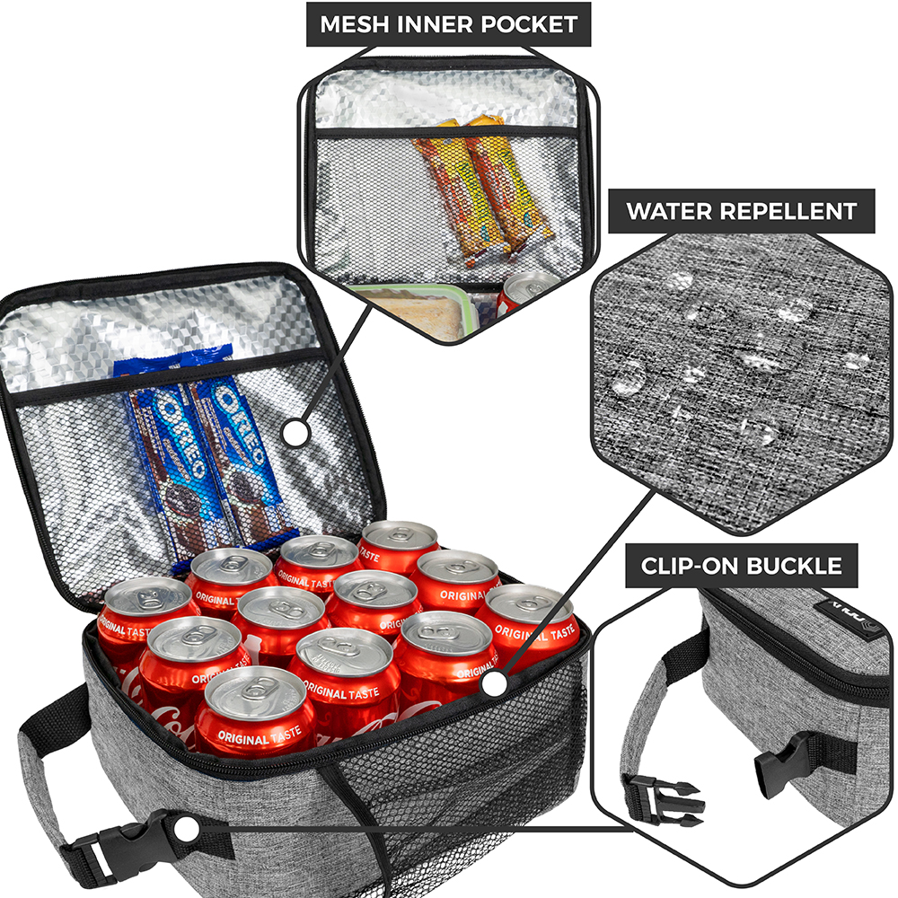 Insulated Lunch Bag For Kids Men Women Mini Small Lunch Box Office School Work - Picture 23 of 49