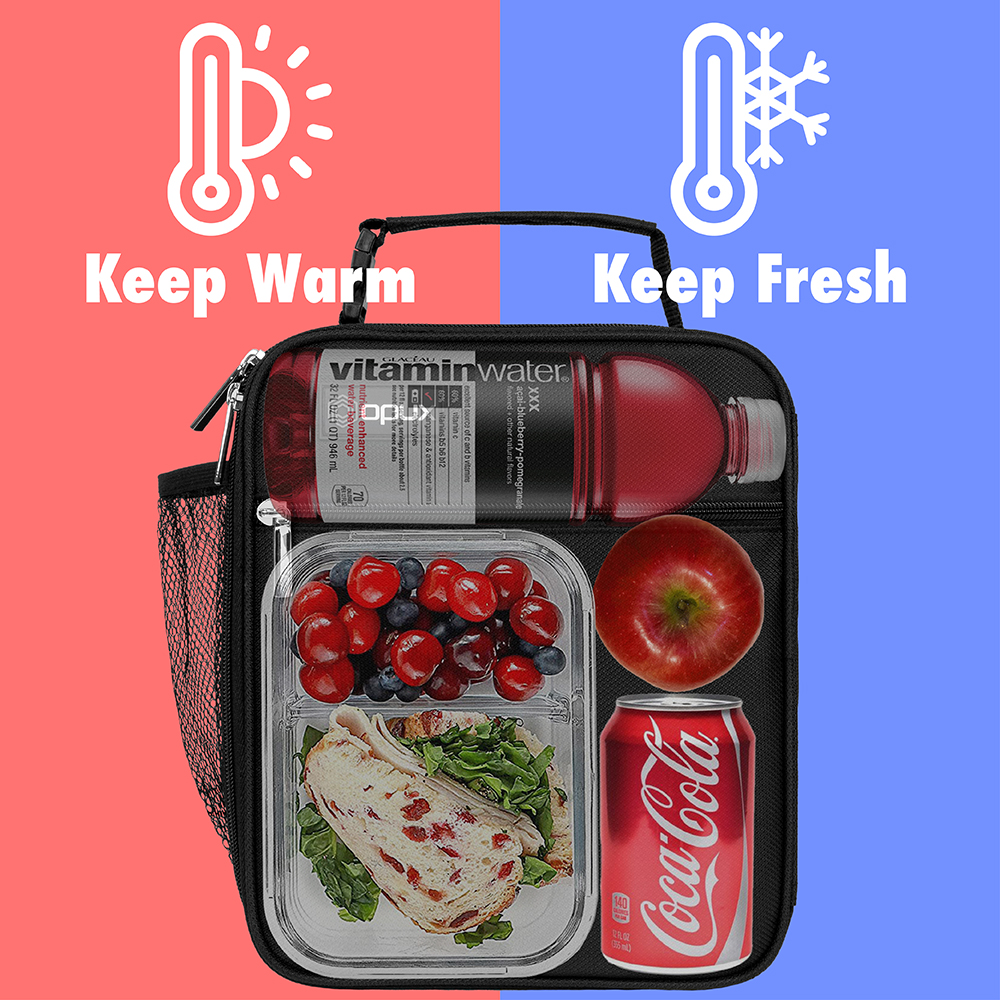 Mxiwngp BTS Lunch Bag Portable Lunch Box Reusable Insulated Lunch Bag  Multifunctional Tote Bag for Students Boys Girls