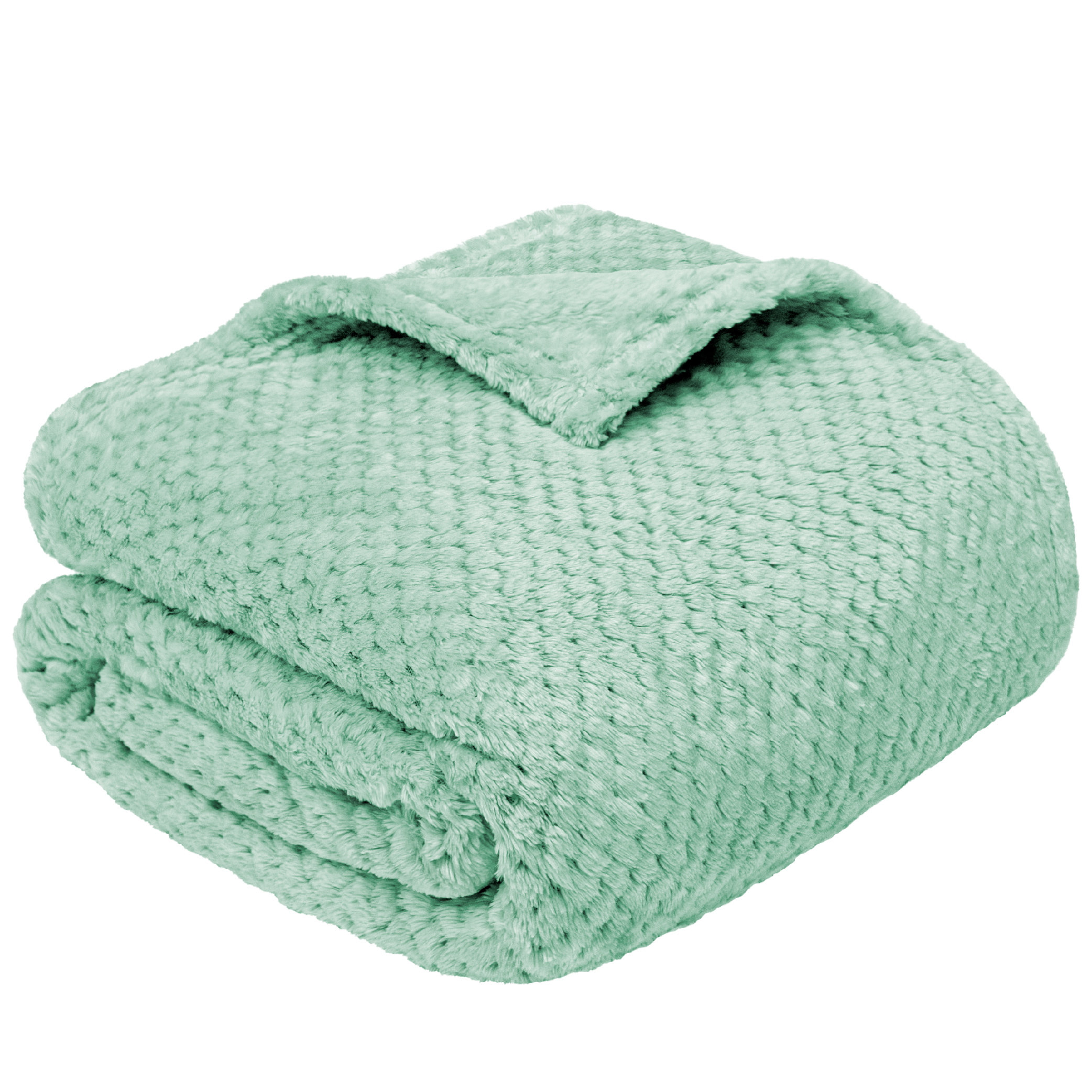 Throw Blanket for Sofa Couch Bed Lightweight Microfiber Polyester Waffle Pattern - Picture 112 of 190
