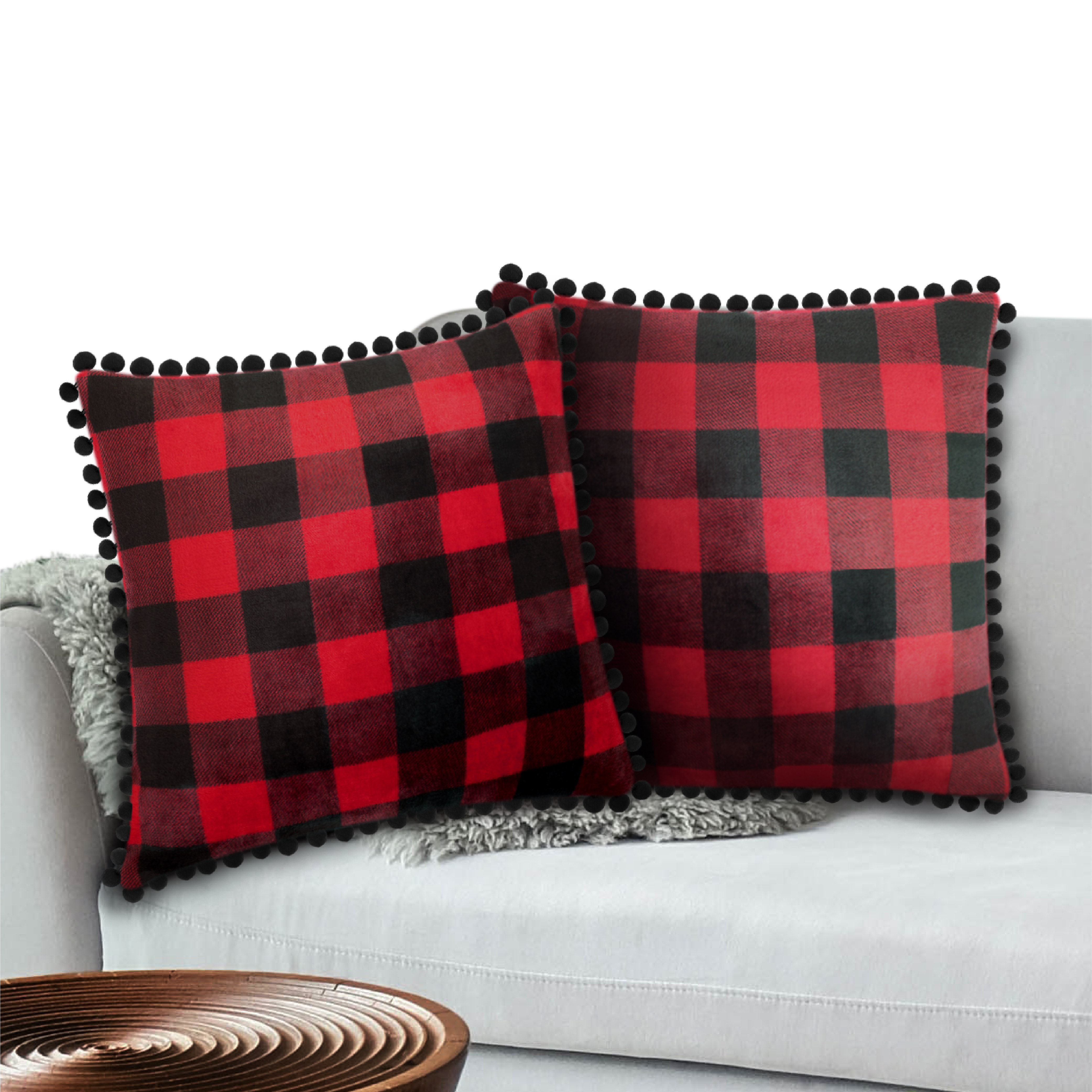 Juego de 2 fundas de almohada de terciopelo suave decoración de sofá - Imagen 25 de 122