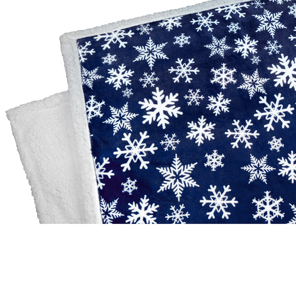Christmas Blanket Microfiber Fleece Plaid Sherpa Holiday Throw for Couch Sofa - Picture 49 of 68