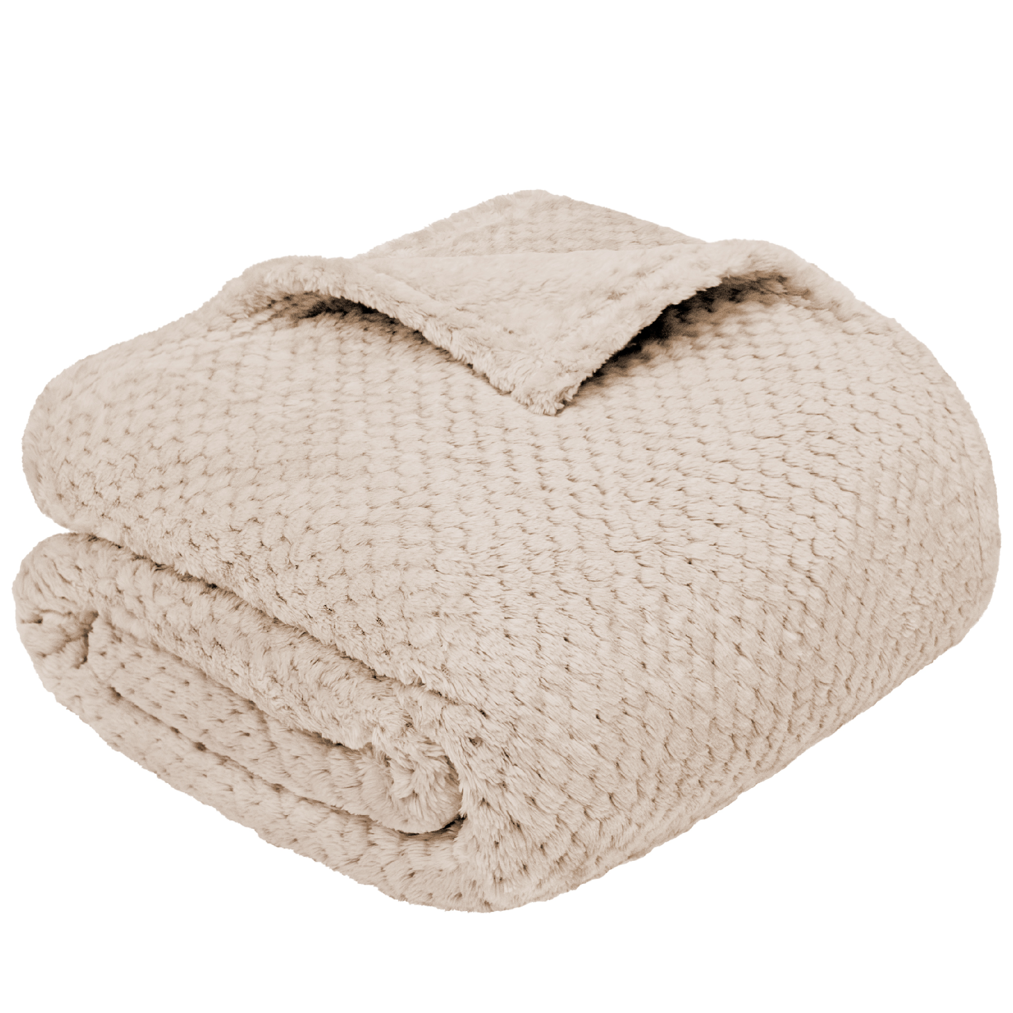 Throw Blanket for Sofa Couch Bed Lightweight Microfiber Polyester Waffle Pattern - Picture 72 of 190