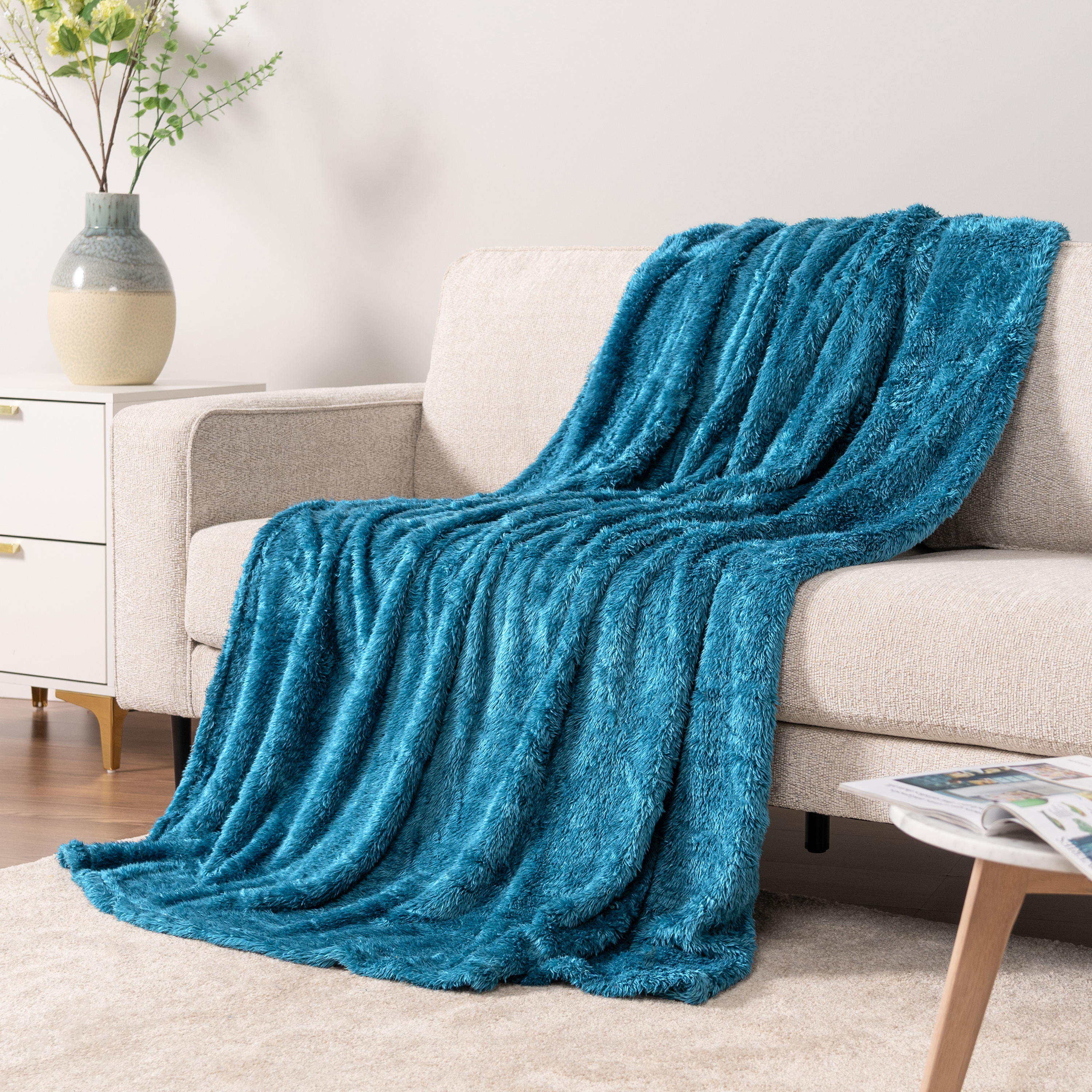 Super Soft Blanket Lightweight Sherpa Fleece Warm Fluffy Throws Couch Sofa Bed - Picture 128 of 169
