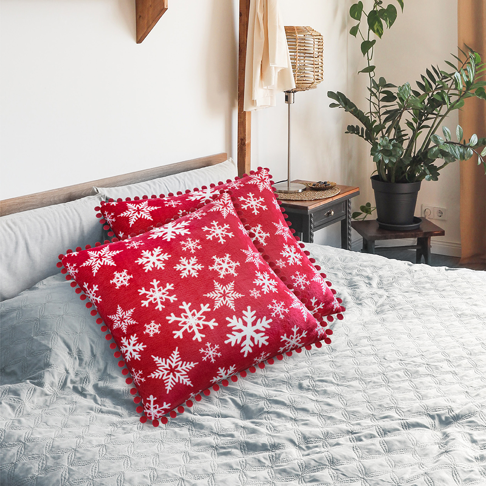 Juego de 2 fundas de almohada de terciopelo suave decoración de sofá - Imagen 106 de 122