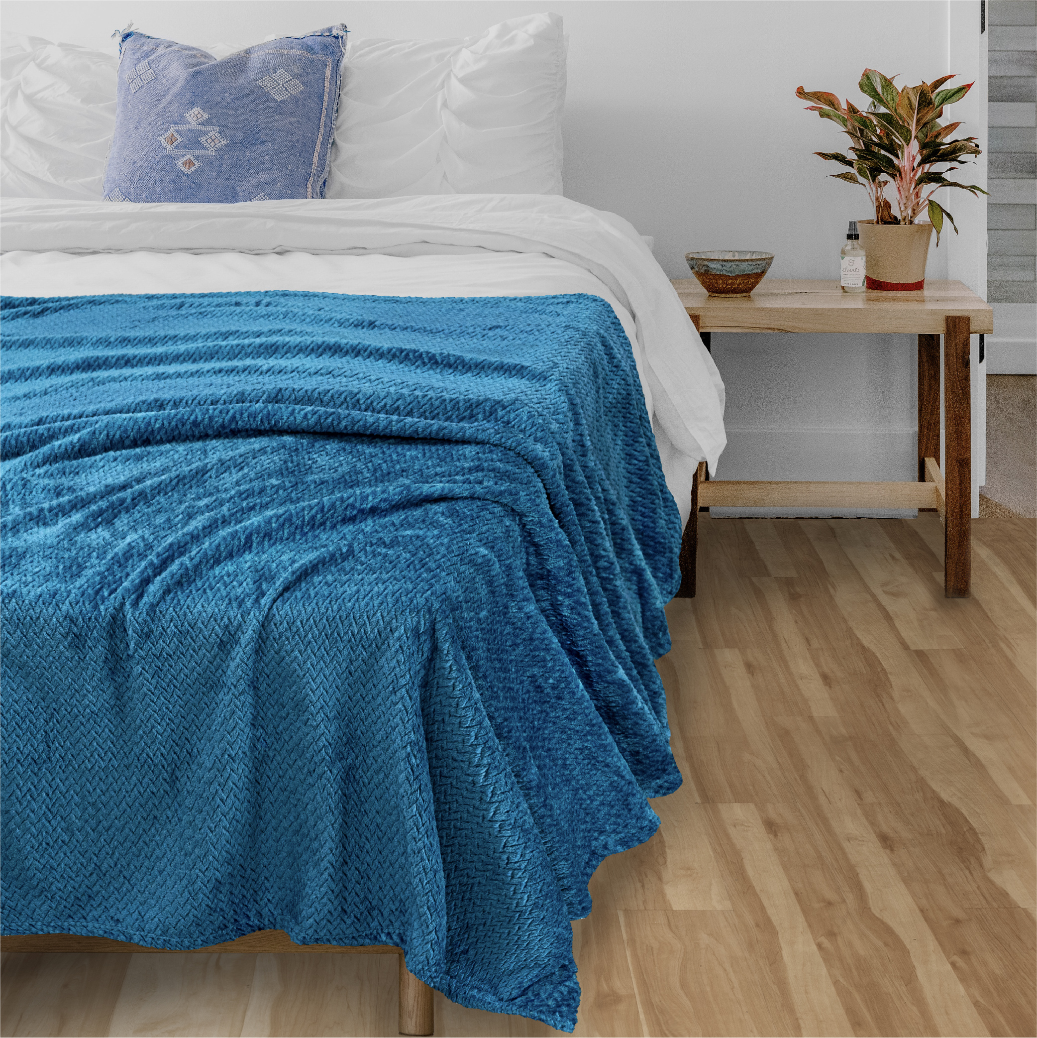 Soft Blanket Fleece Jacquard Pattern Lightweight Silk Throw Couch Sofa Bed Cozy - Picture 43 of 67