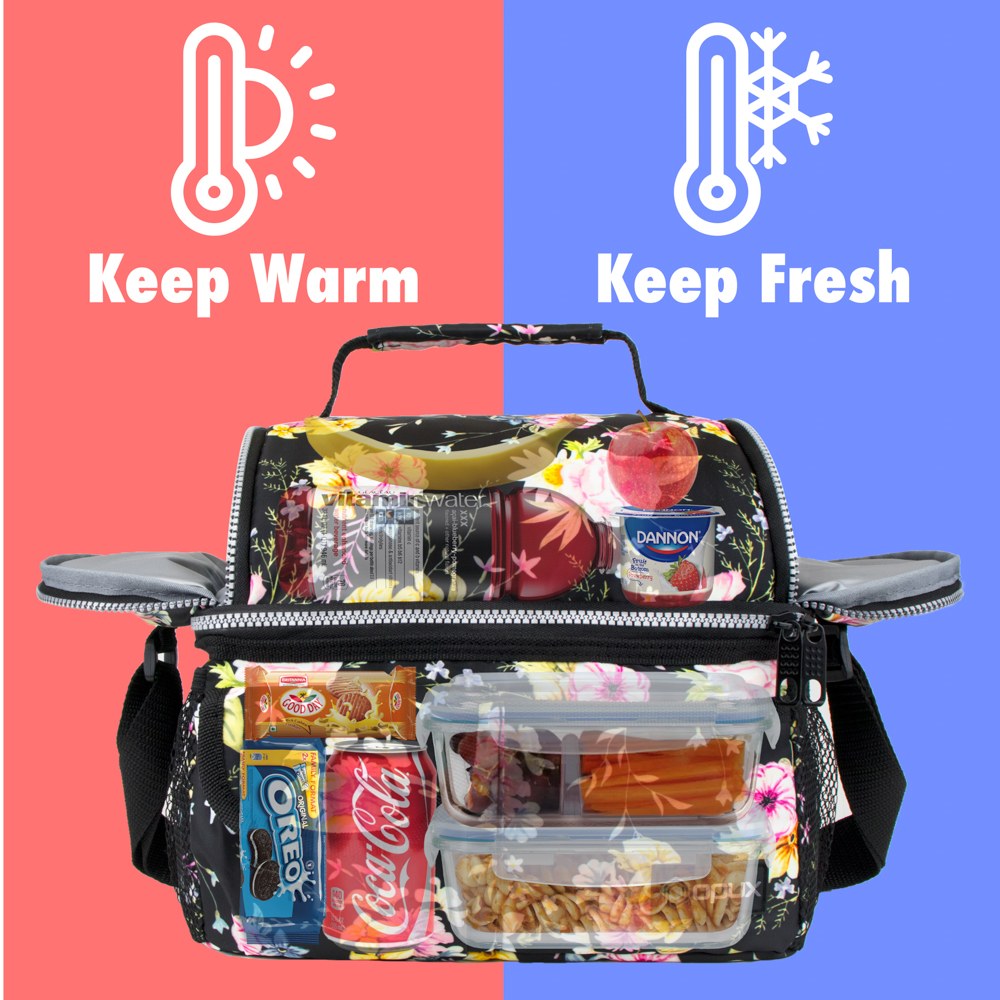 Insulated Lunch Bag Adult Lunch Box for Work School Men Women Kids Leakproof - Picture 10 of 79
