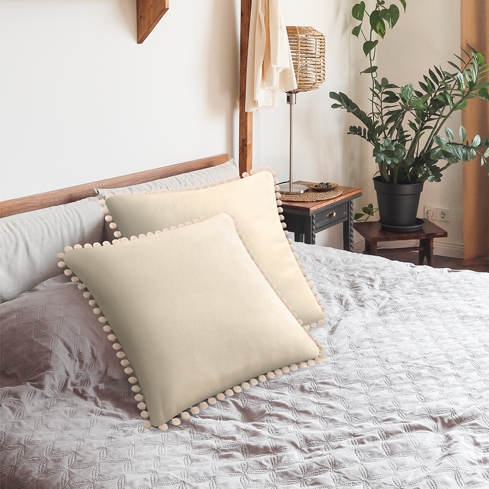 Juego de 2 fundas de almohada de terciopelo suave decoración de sofá - Imagen 43 de 122