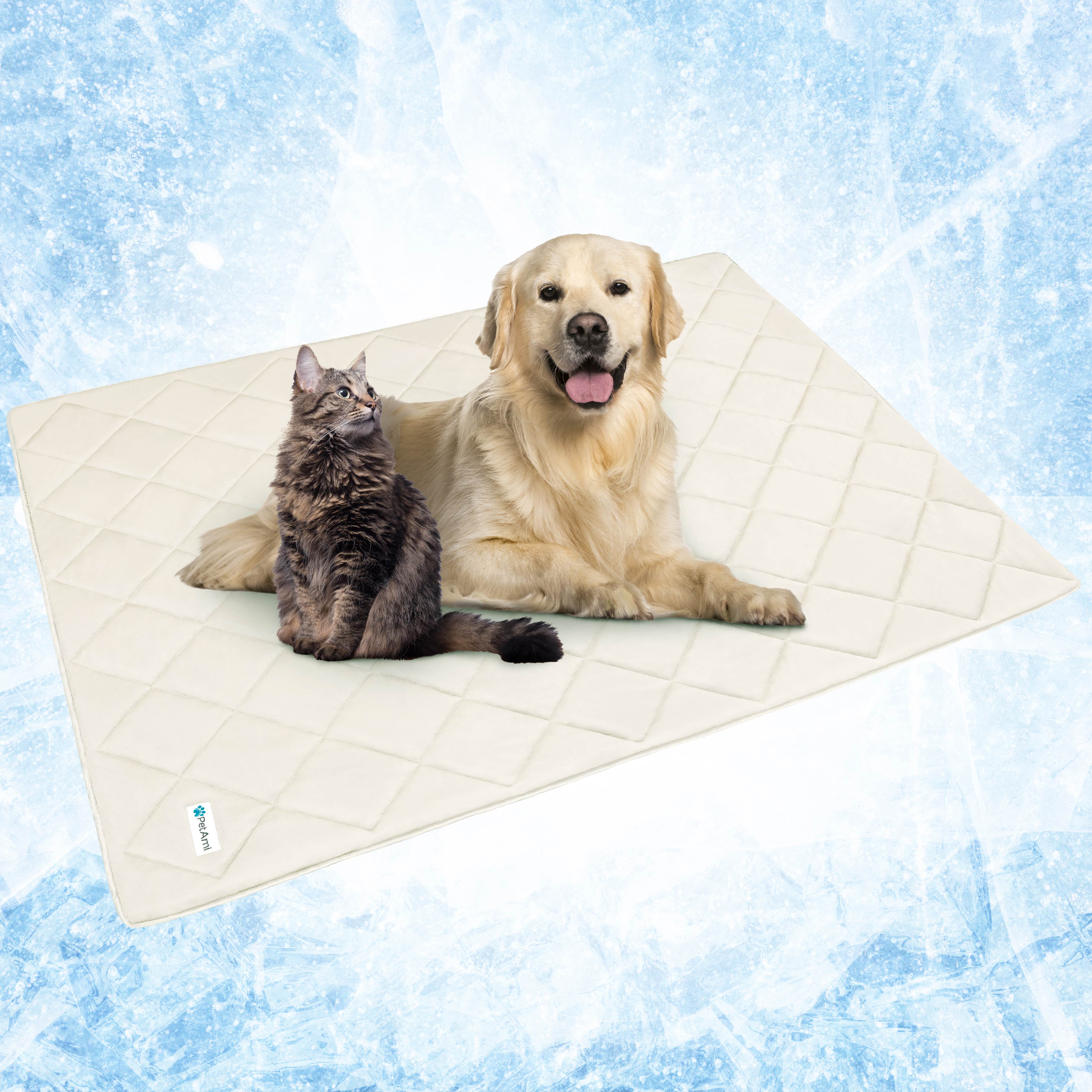 Pet Cooling Blanket Cool Nylon Pad Light Dog Cat Puppy For Summer Sleeping Bed - Picture 10 of 71