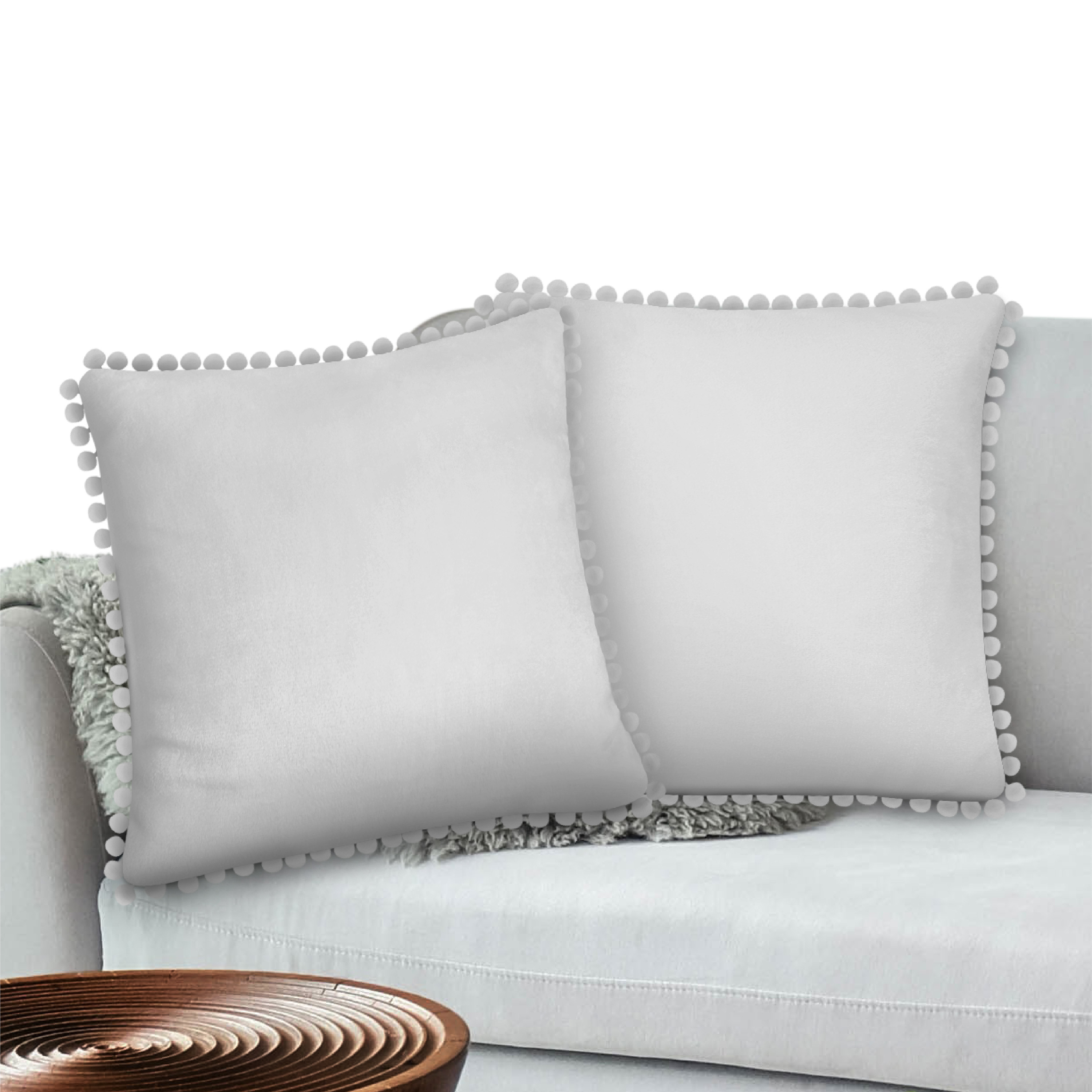 Juego de 2 fundas de almohada de terciopelo suave decoración de sofá - Imagen 65 de 122