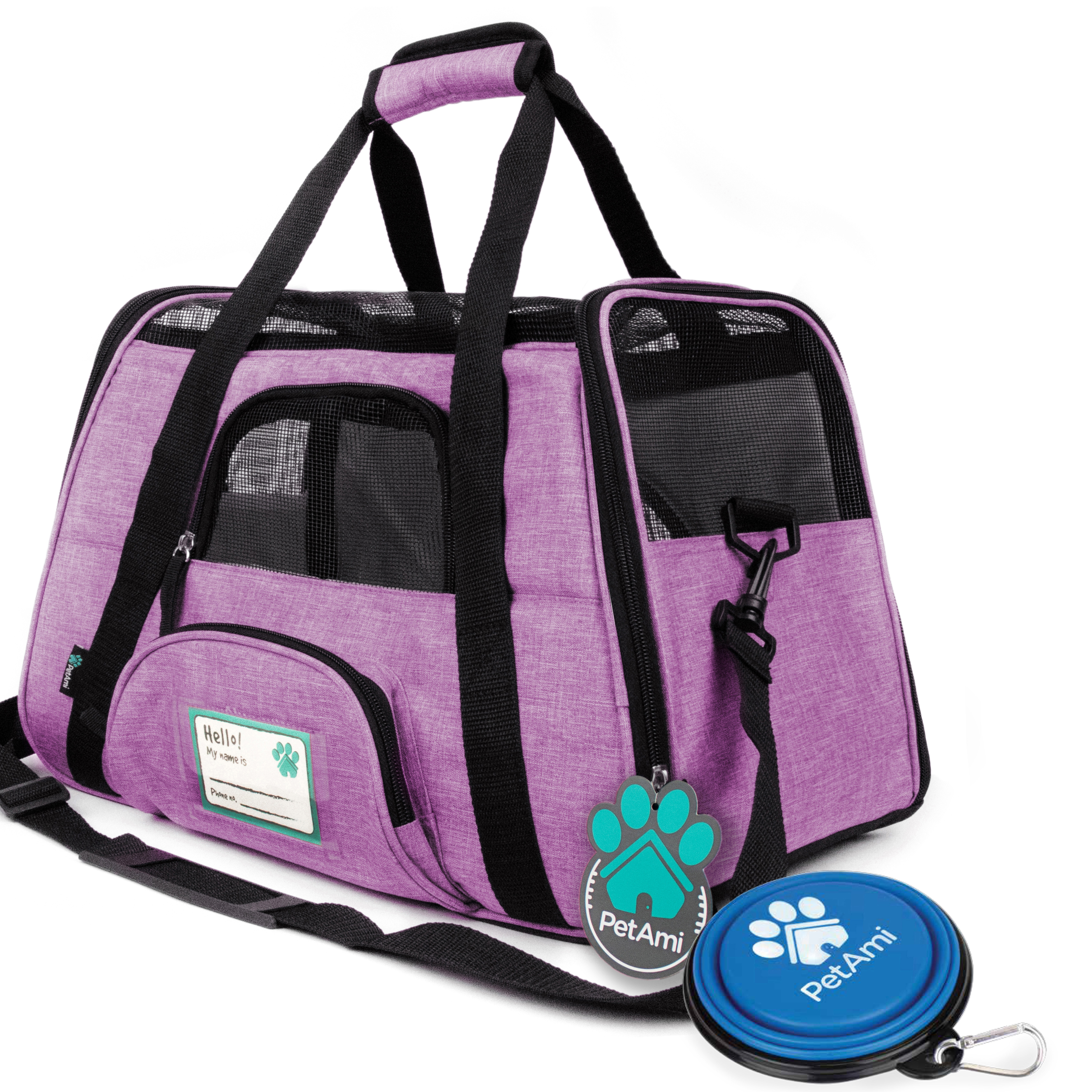 Pet Dog Cat Carrier Bag Soft Sided Comfort Travel Tote Case Airline Approved US - Picture 44 of 215