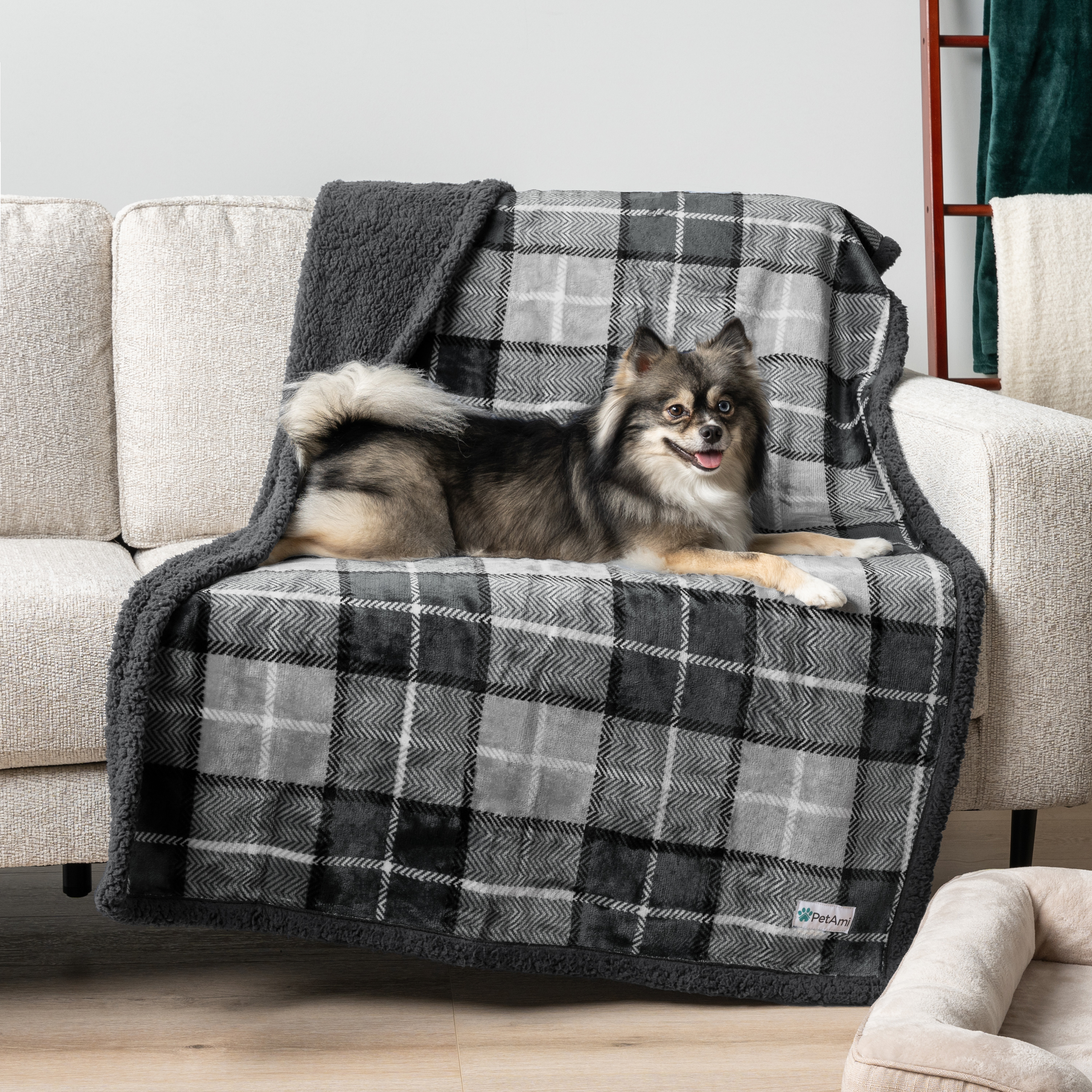 WASSERDICHTE Hundedecke für Haustierbett Couch Möbel Welpe Katze Sherpa Fleece weich - Bild 90 von 146