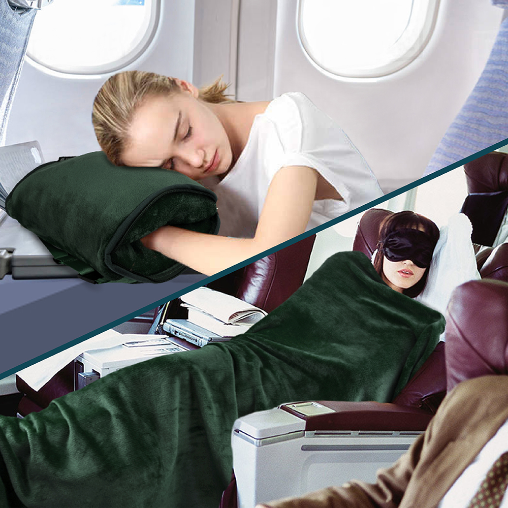 flight travel blanket